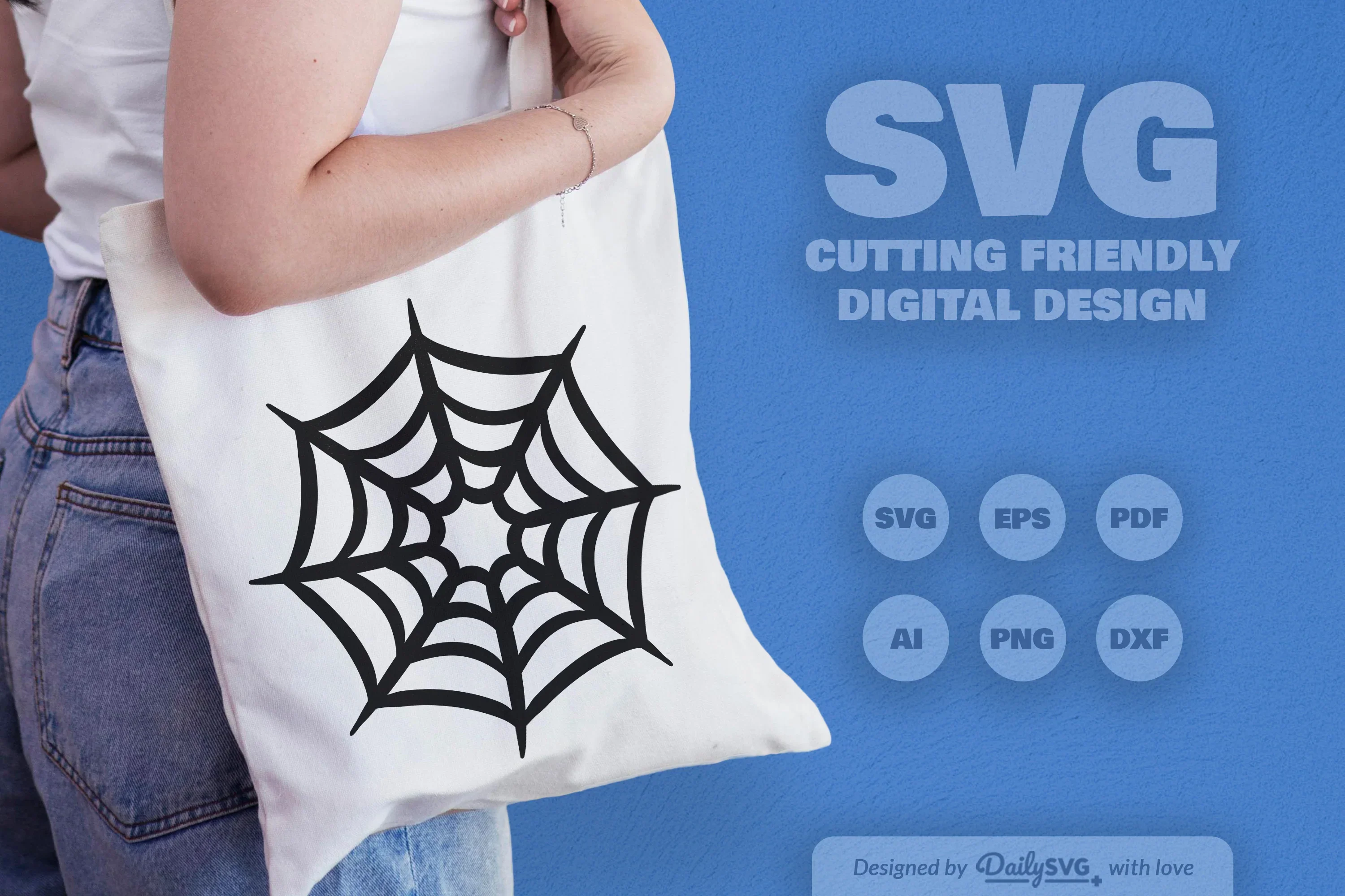 Spider Web SVG Bundle for Halloween Decor - Image 4