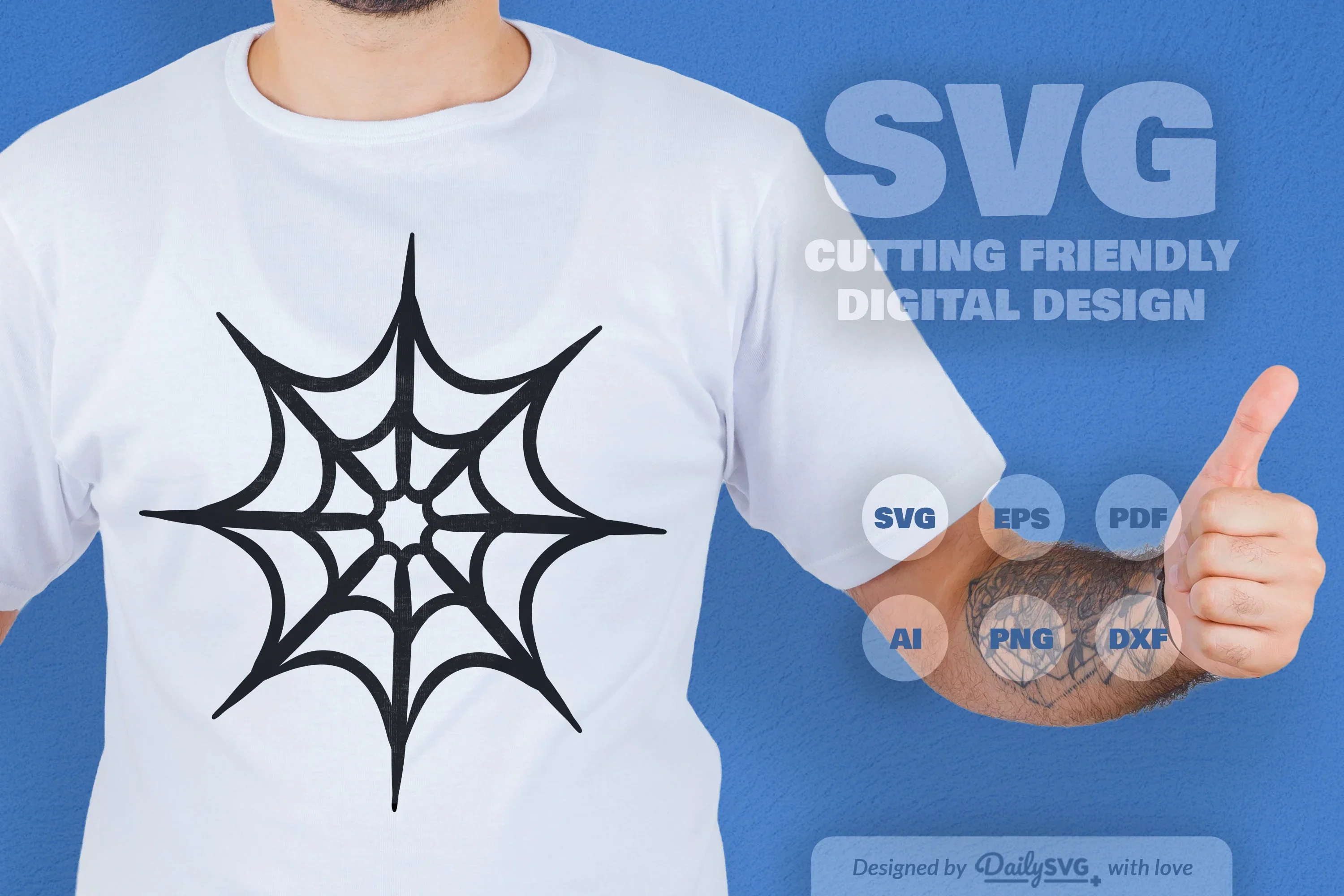 Spider Web SVG Bundle for Halloween Decor - Image 3