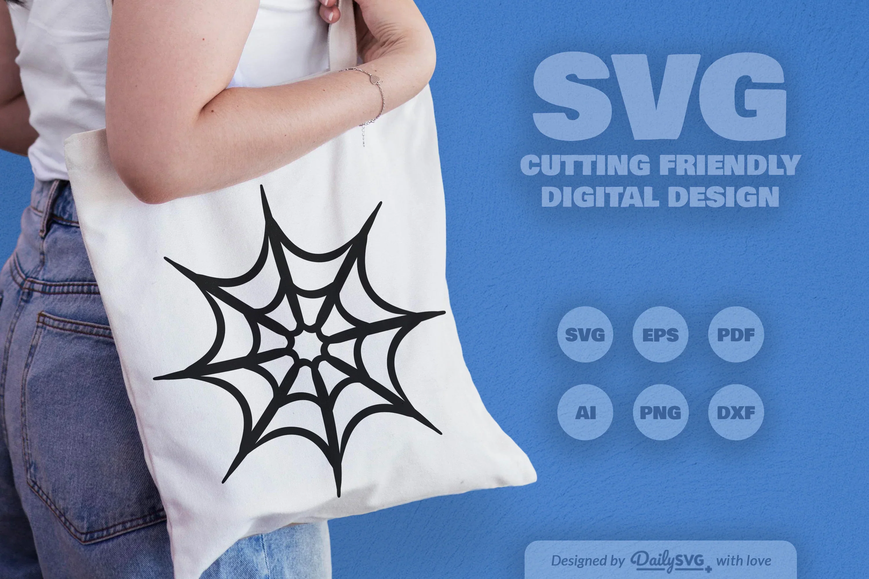 Spider Web SVG Bundle for Halloween Decor - Image 4