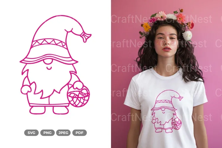 Spring Gnome SVG Bundle
