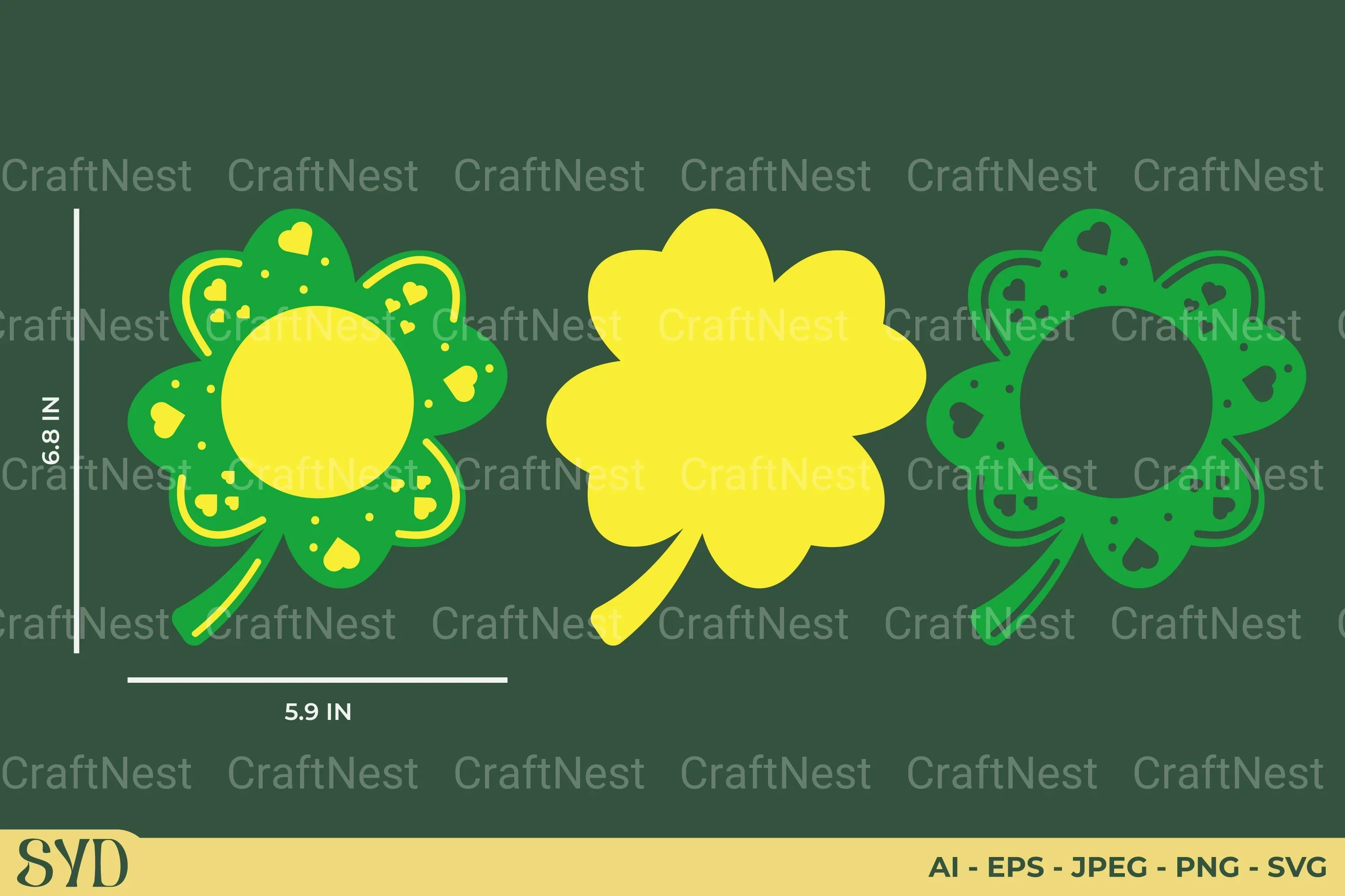 St. Patrick's Candy Holder SVG Bundle - Image 3