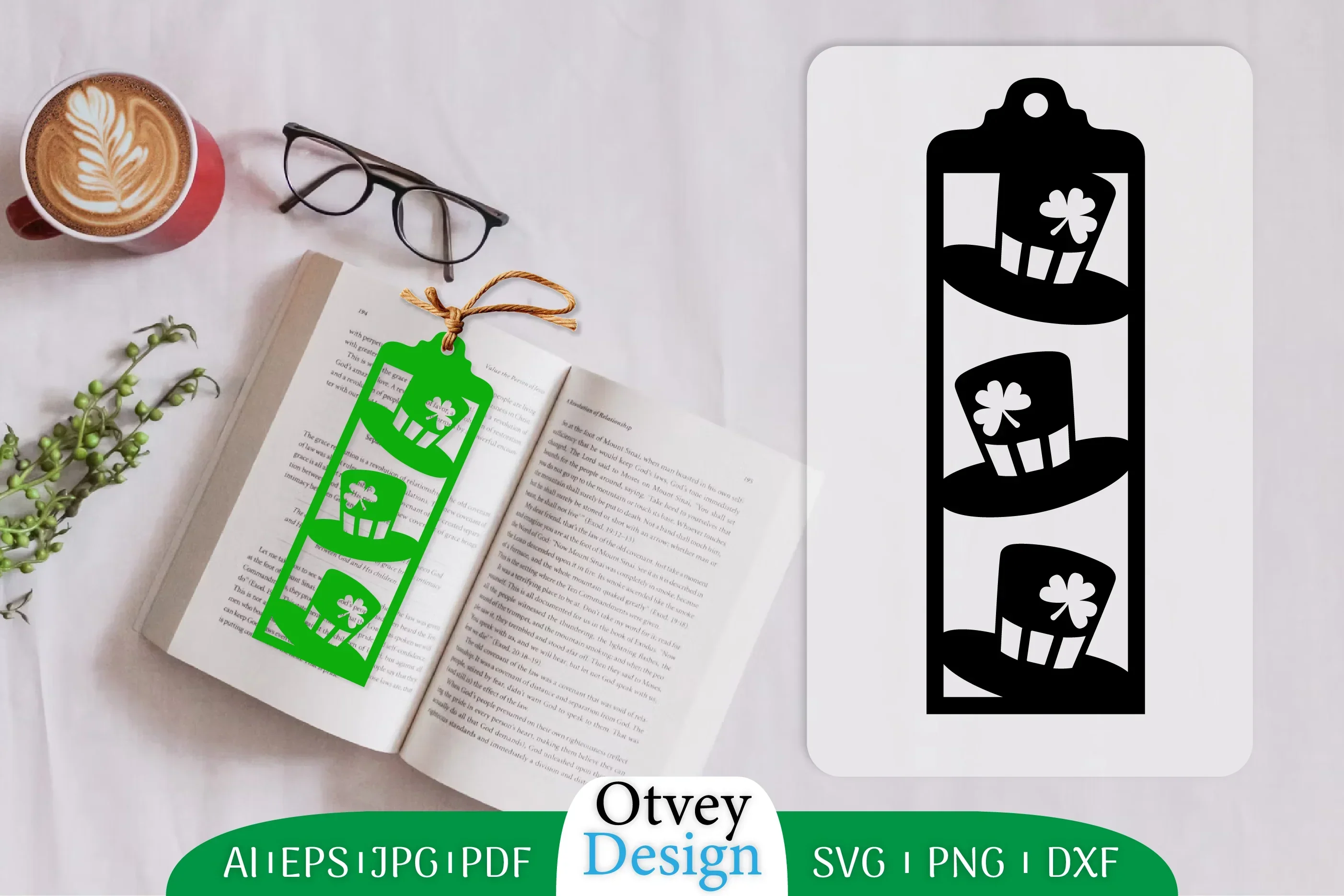 St. Patrick's Day Bookmark SVG Bundle