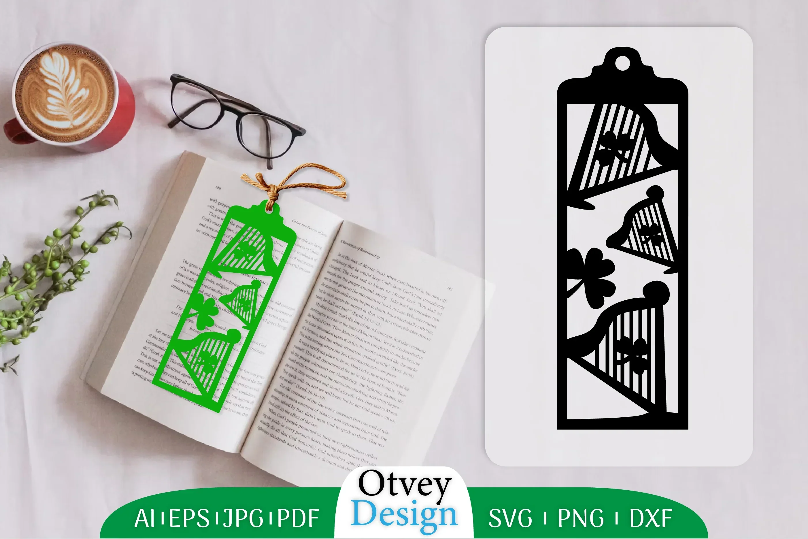 St. Patrick's Day Bookmark SVG Bundle