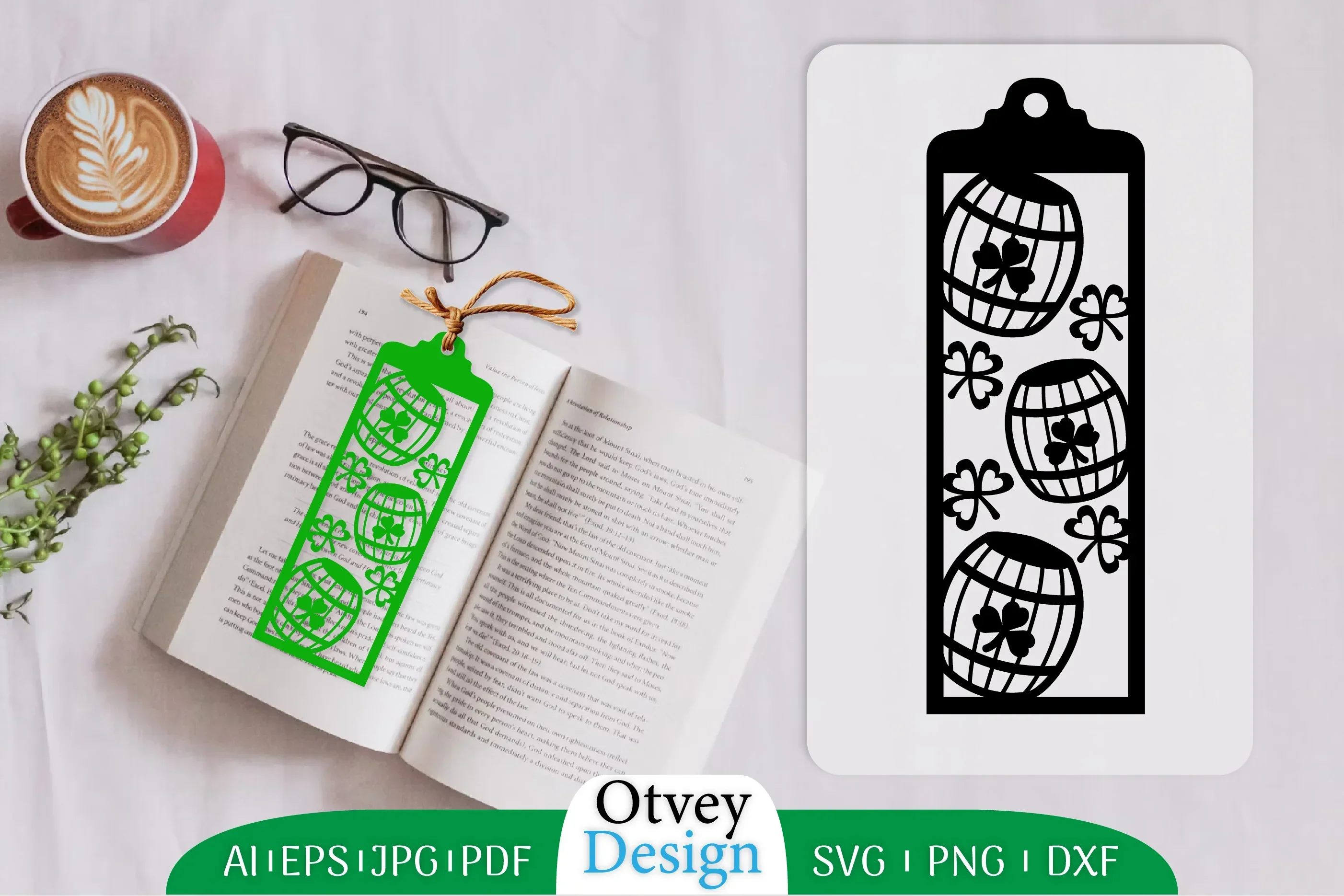St. Patrick's Day Bookmark SVG Bundle