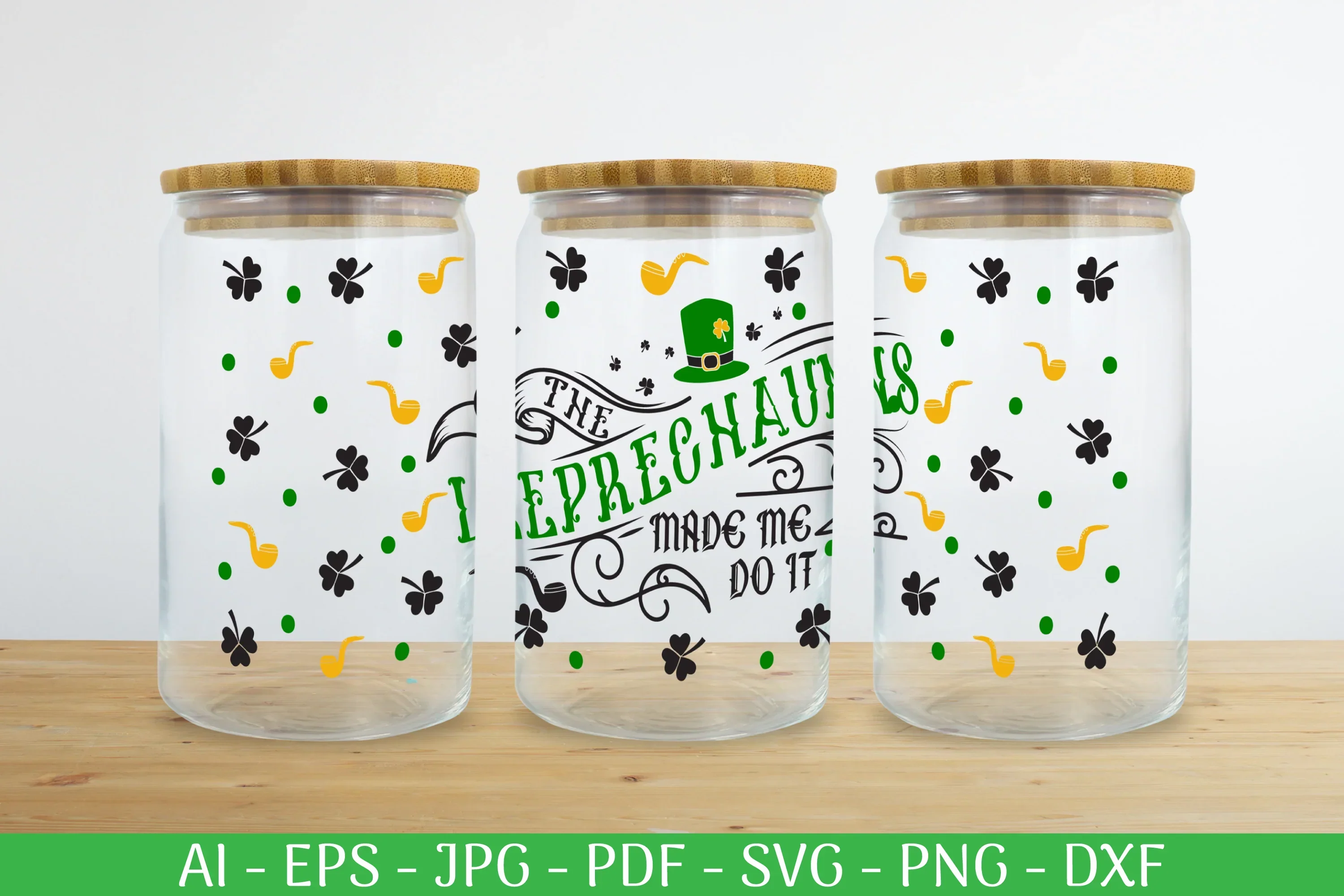 St. Patrick's Day Can Glass Wrap SVG Bundle - Image 2