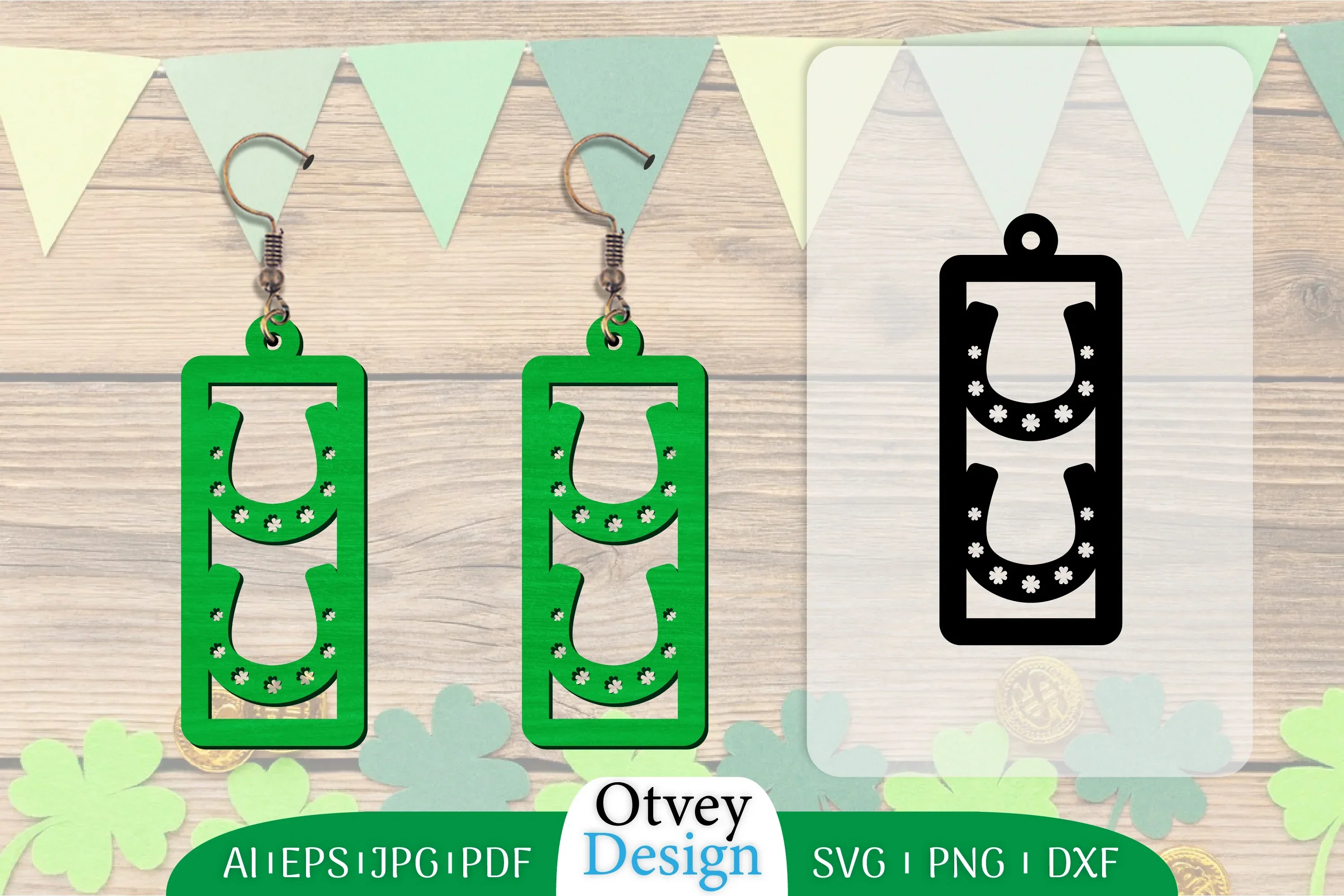 St Patrick's Day Earring SVG Bundle