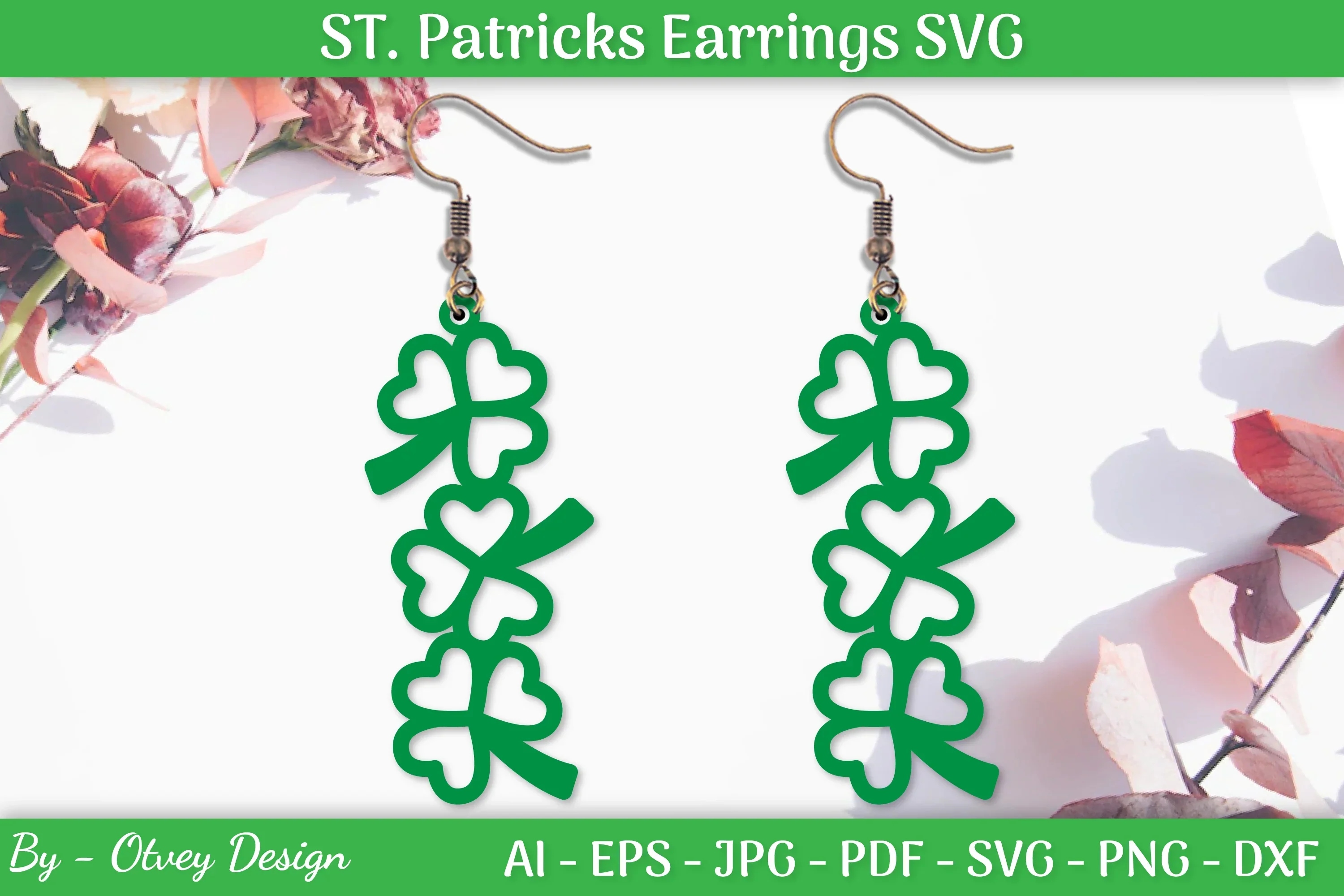 St Patrick's Day Earrings SVG Bundle