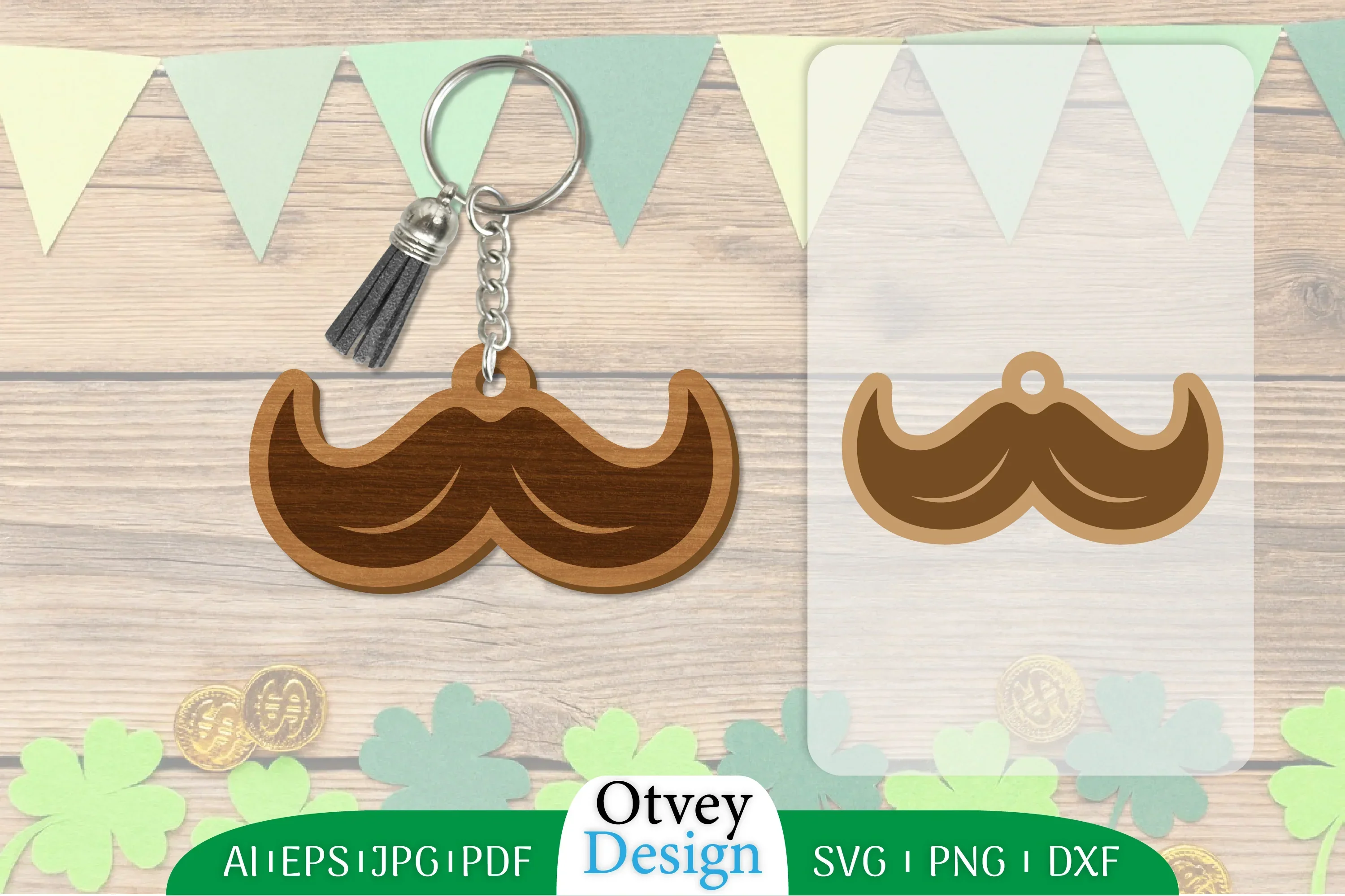 St. Patrick's Day Keychain SVG Bundle