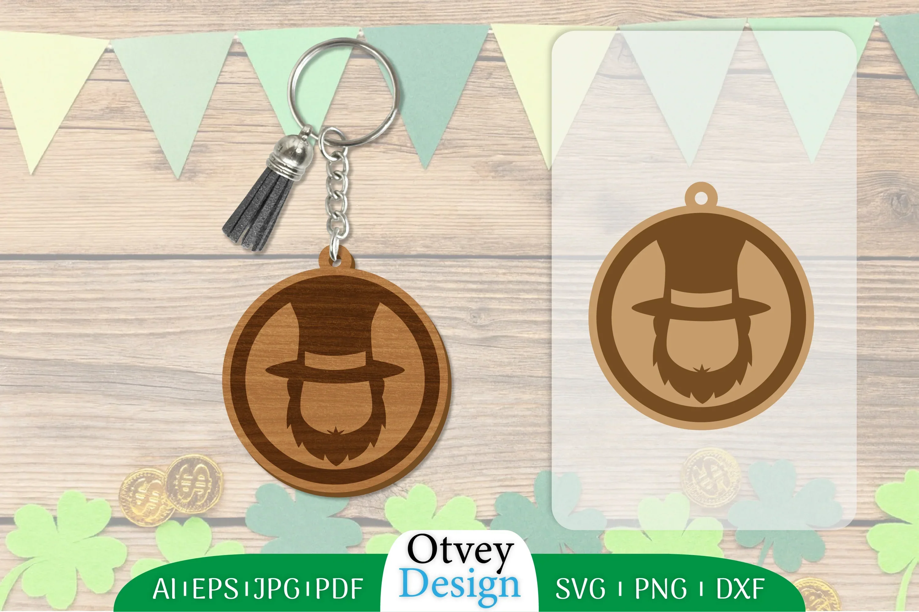St Patrick's Day Keychain SVG Bundle