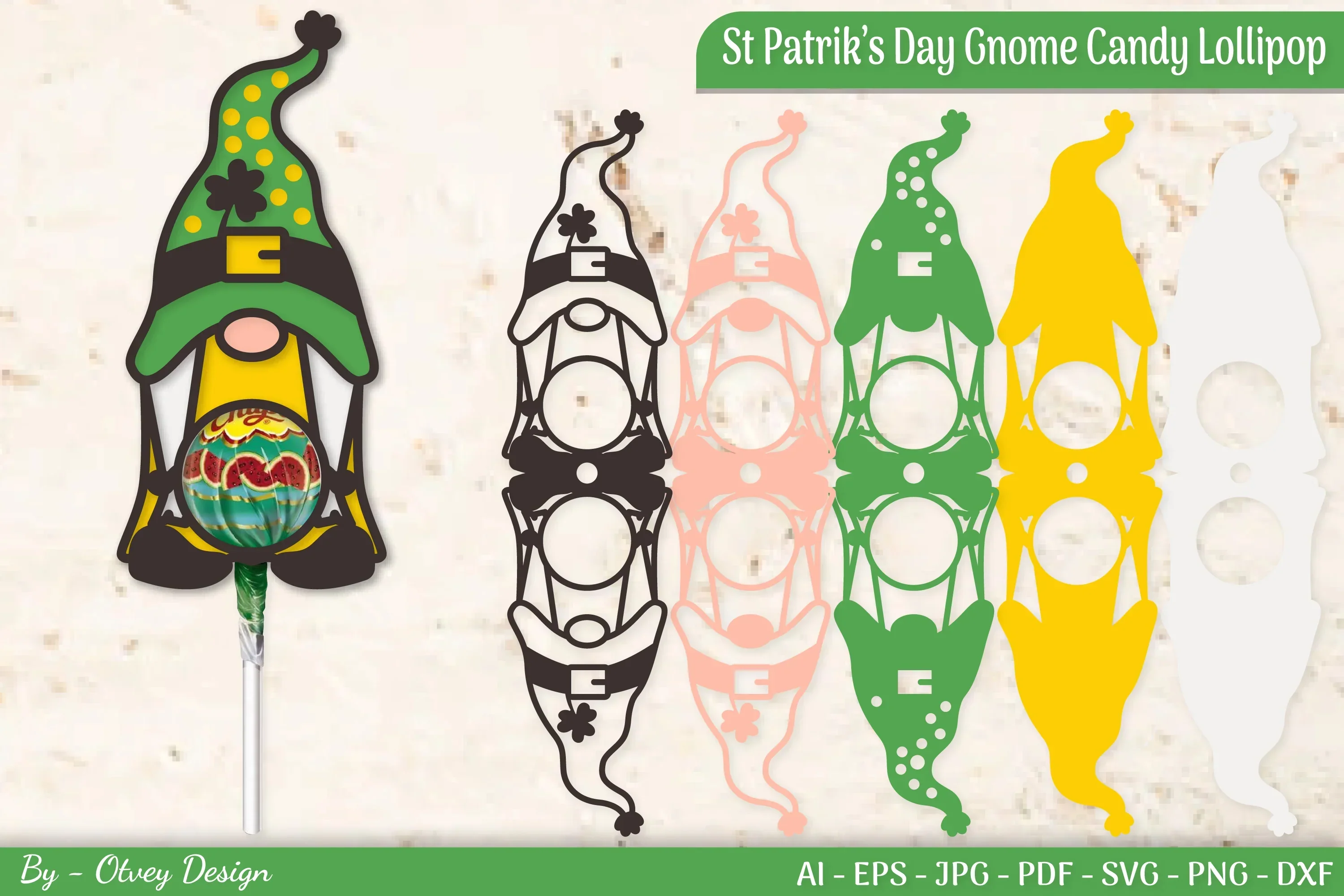 St Patrick's Day Lollipop SVG Bundle