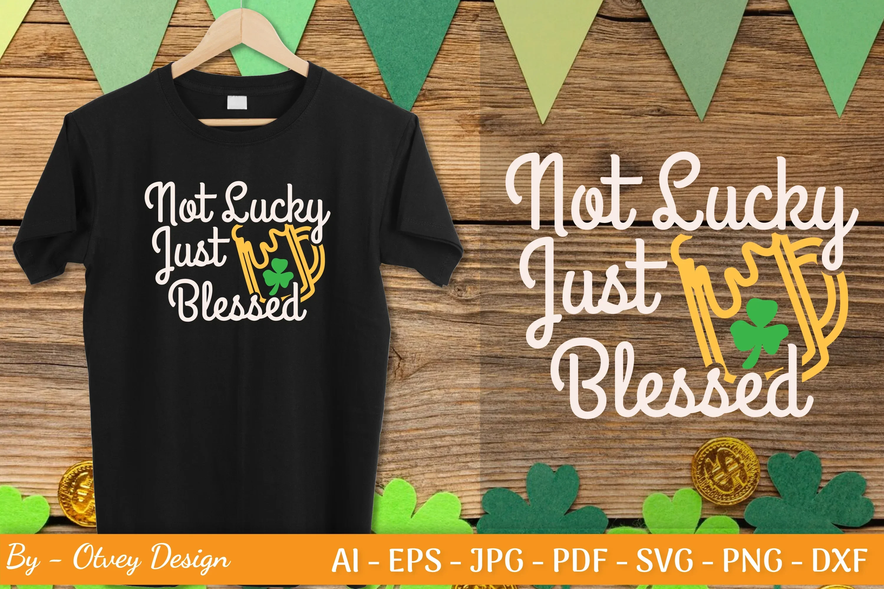 St Patrick's Day Typography SVG Bundle