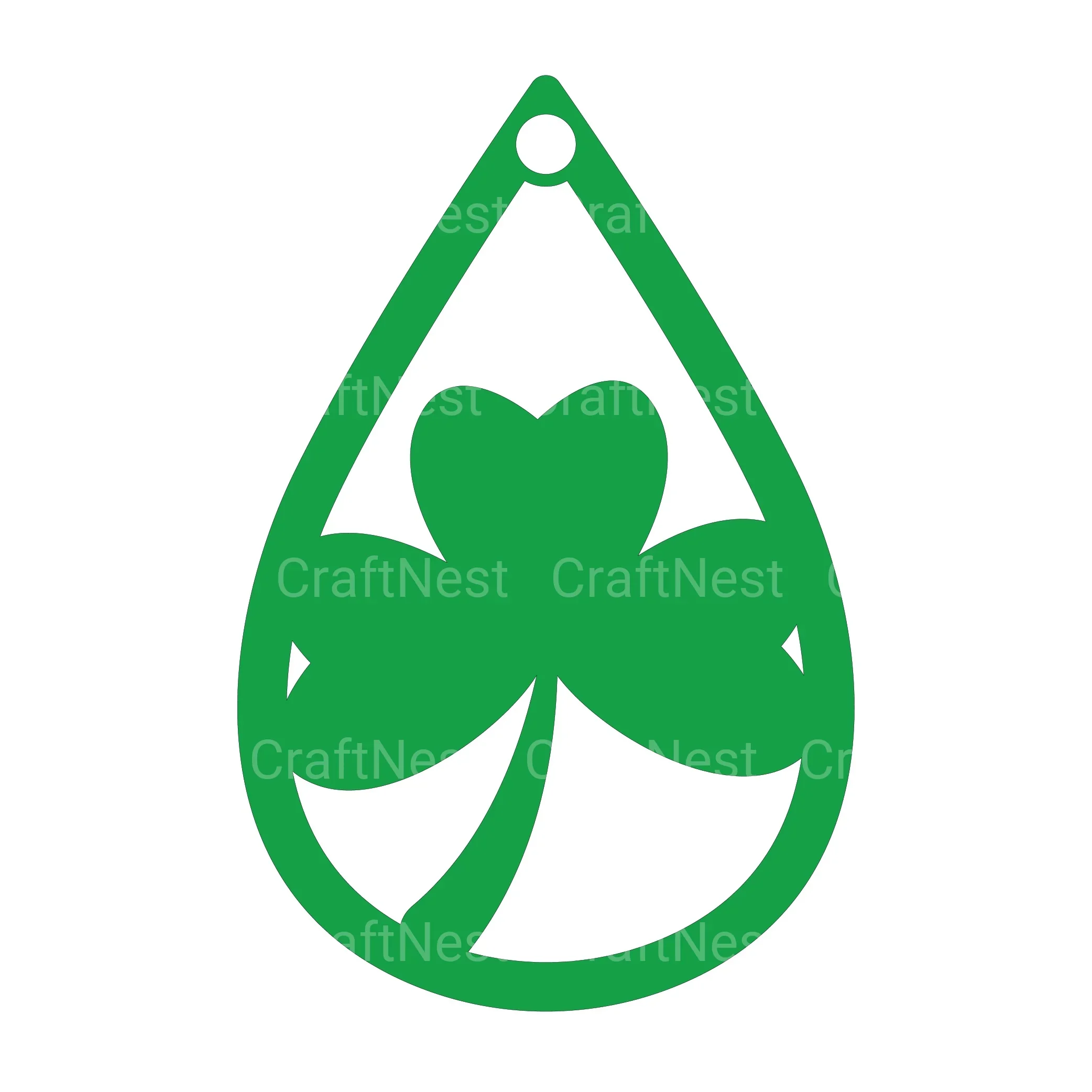 St Patrick's Earrings Laser Cut SVG Bundle - Image 4