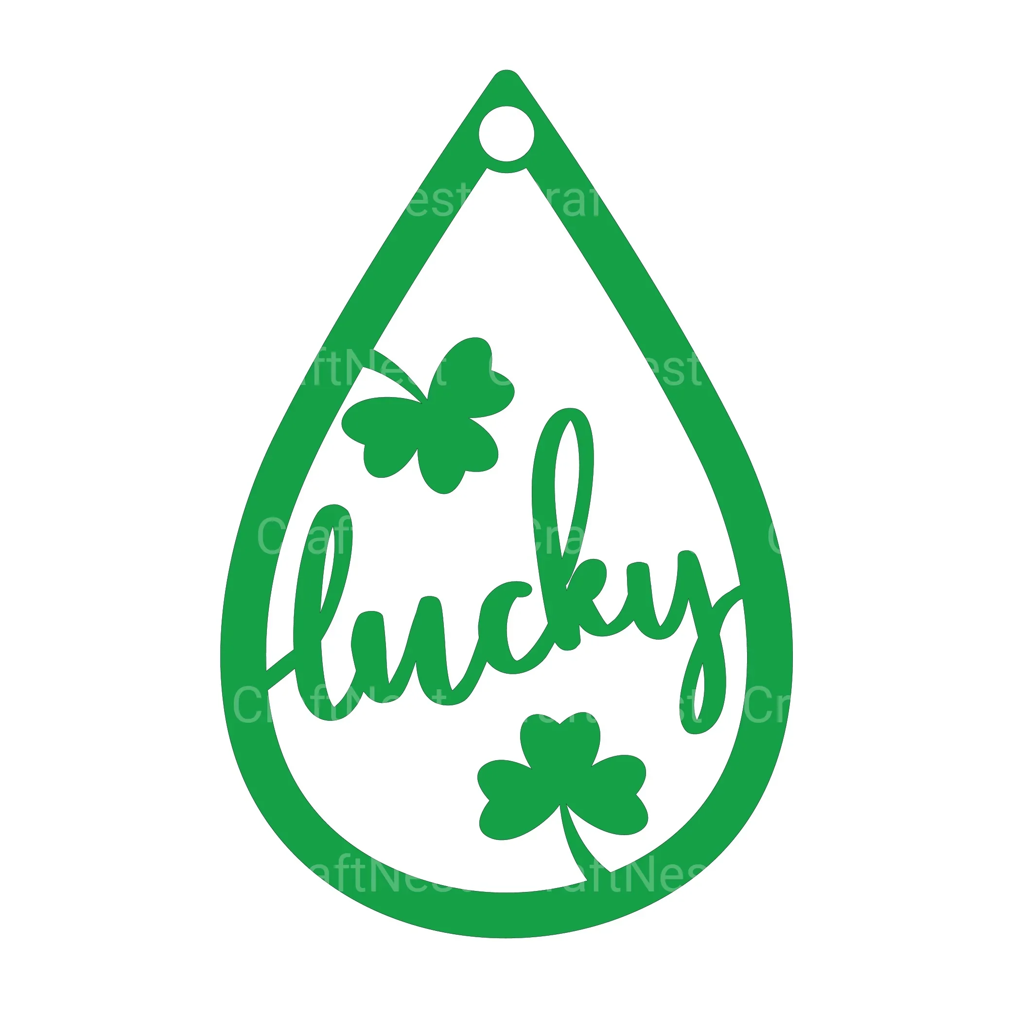 St Patrick's Earrings Laser Cut SVG Bundle - Image 6