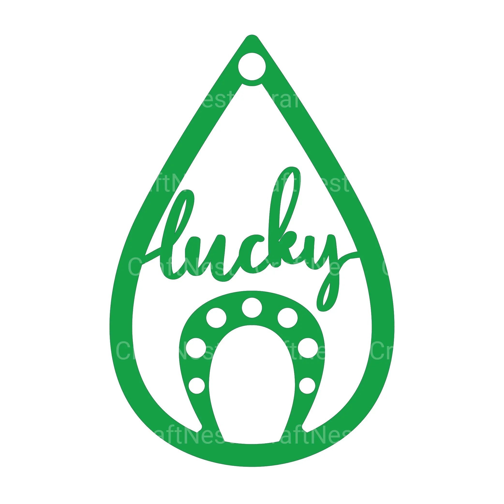 St Patrick's Earrings Laser Cut SVG Bundle - Image 7