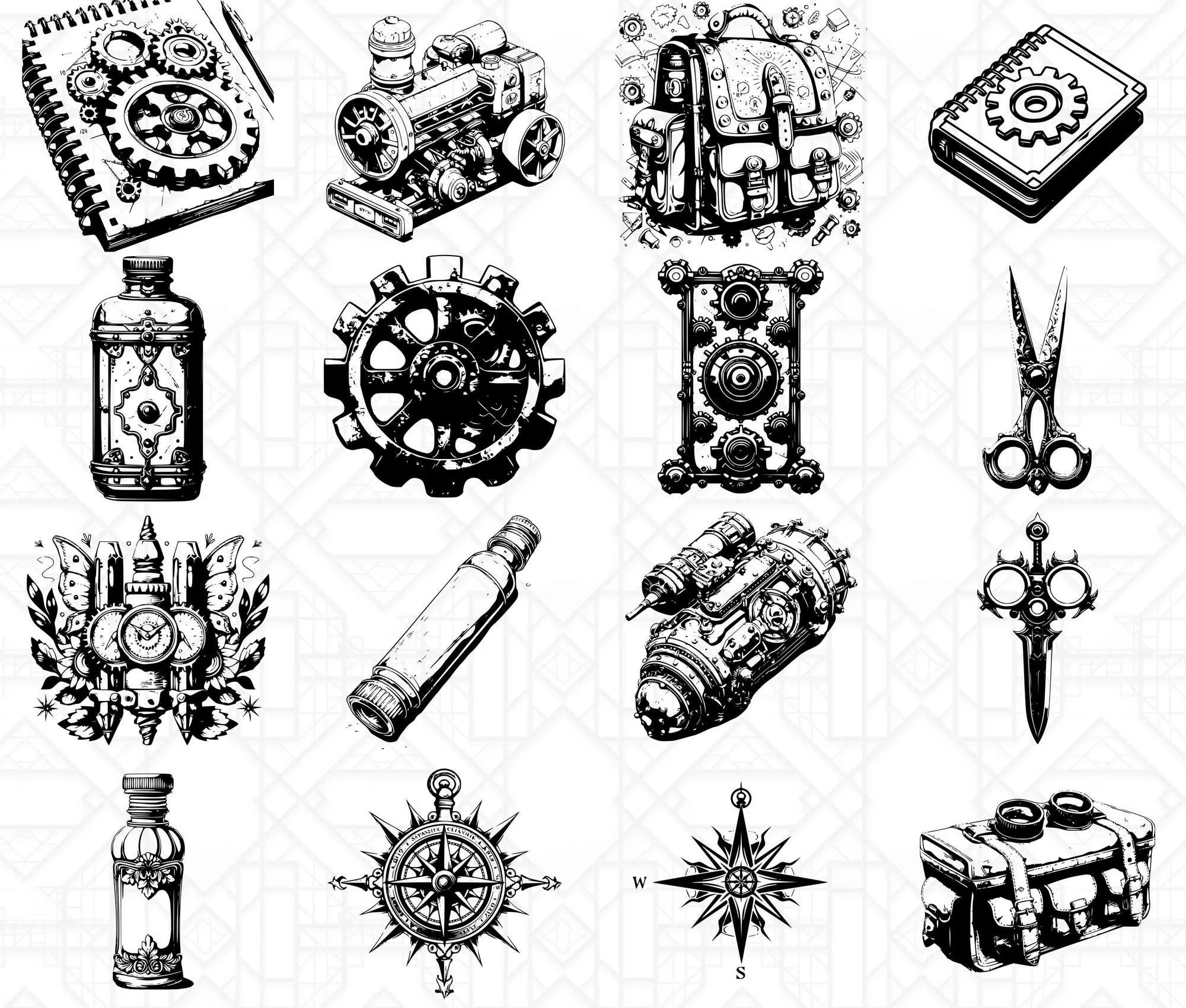 Steampunk Back To School SVG Bundle - Image 3
