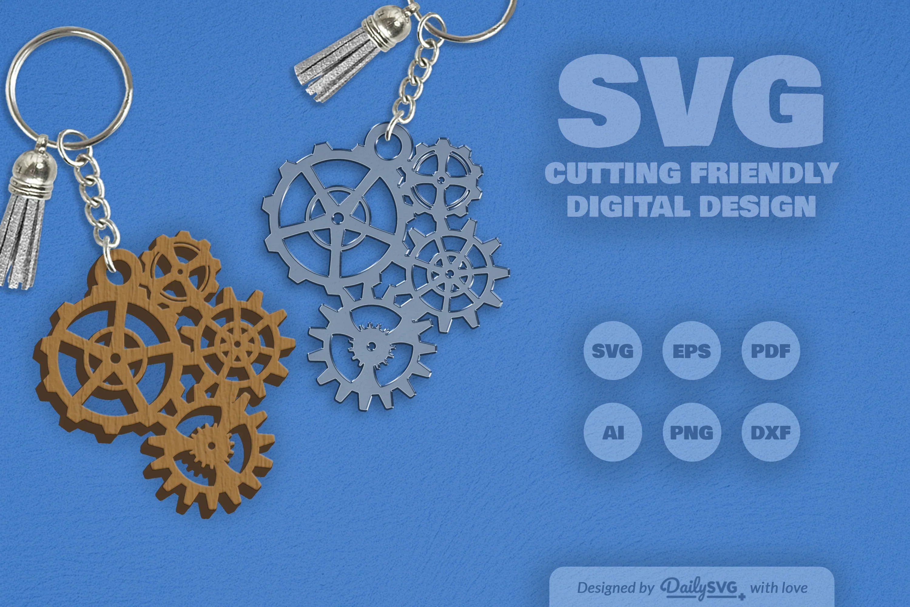 Steampunk Gear SVG Bundle - Image 2