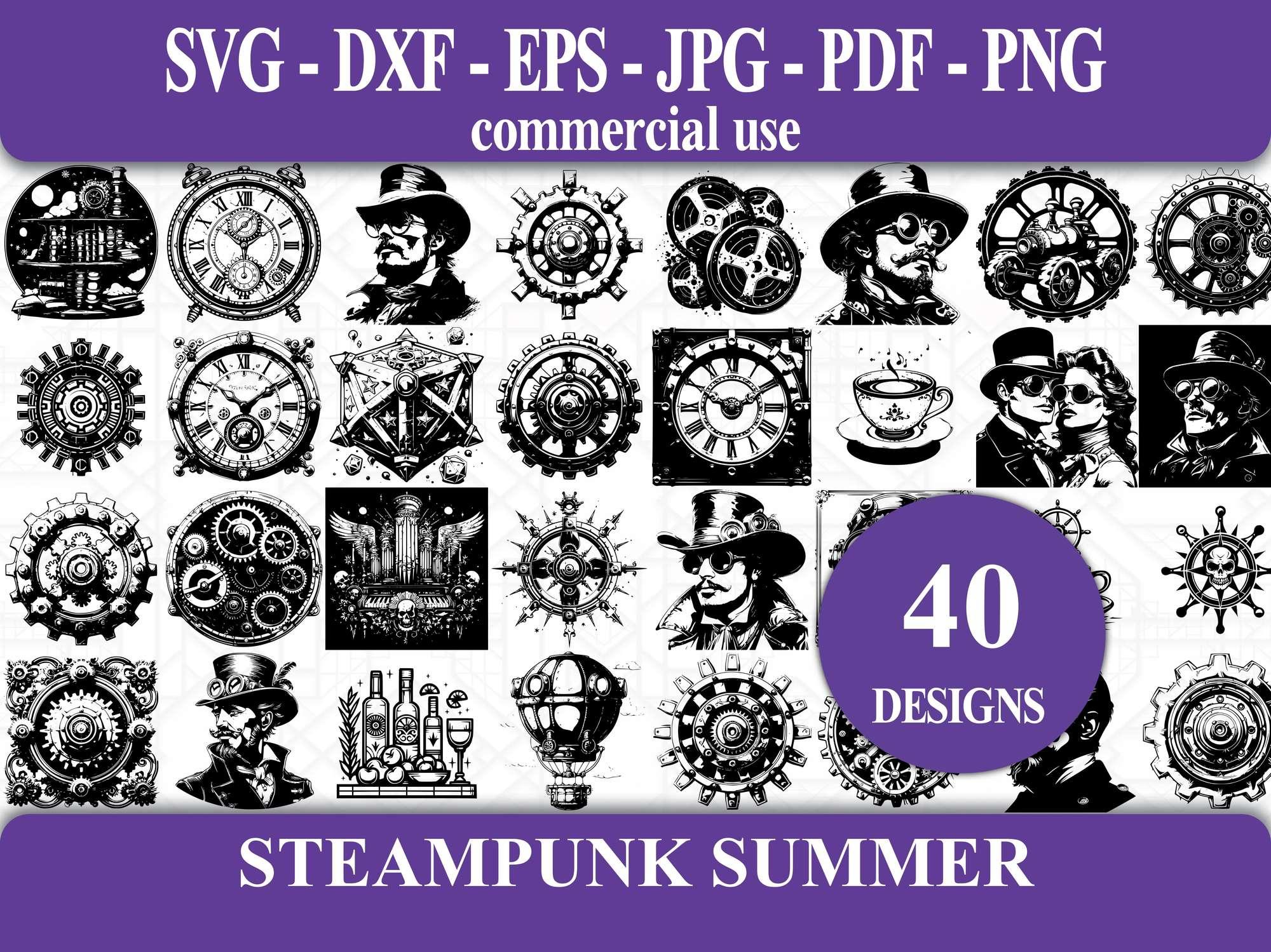 Steampunk Summer SVG Bundle