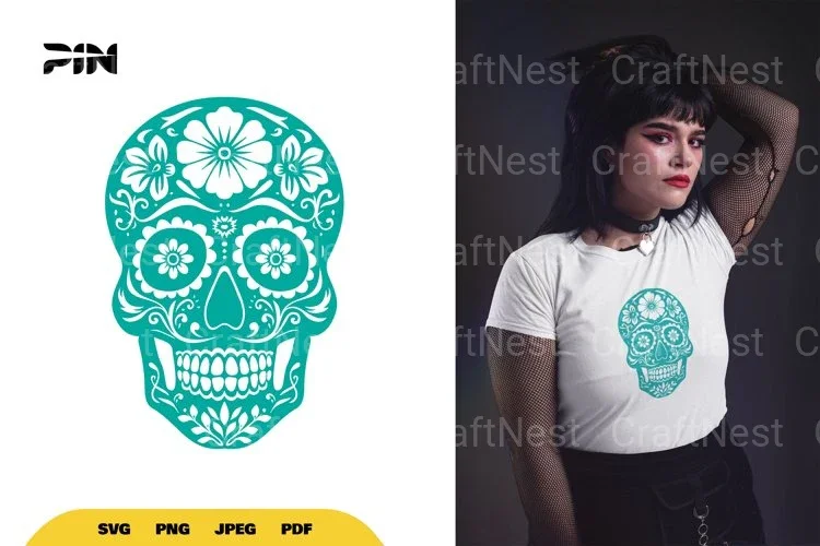 Sugar Skull Halloween SVG Bundle