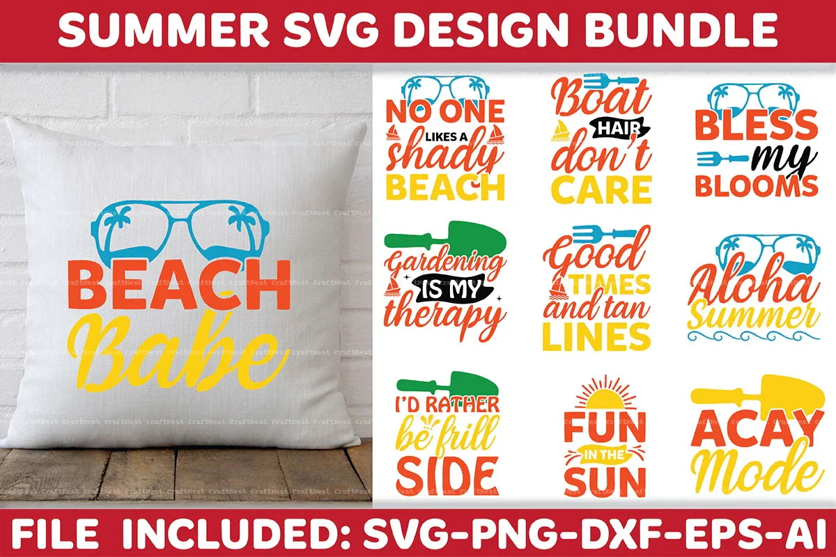 Summer Design SVG Bundle
