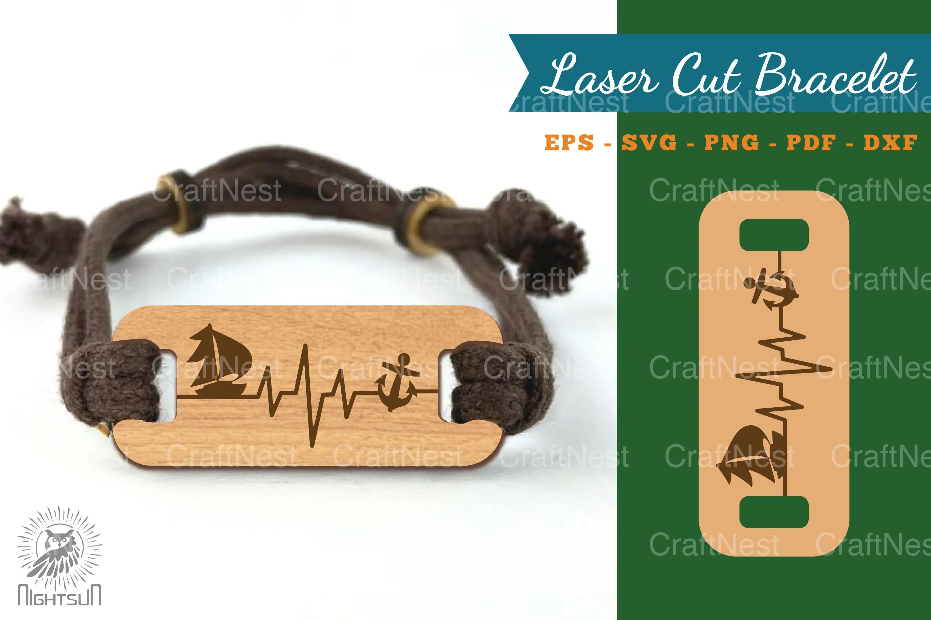Summer Laser Cut Bracelet Design Bundle