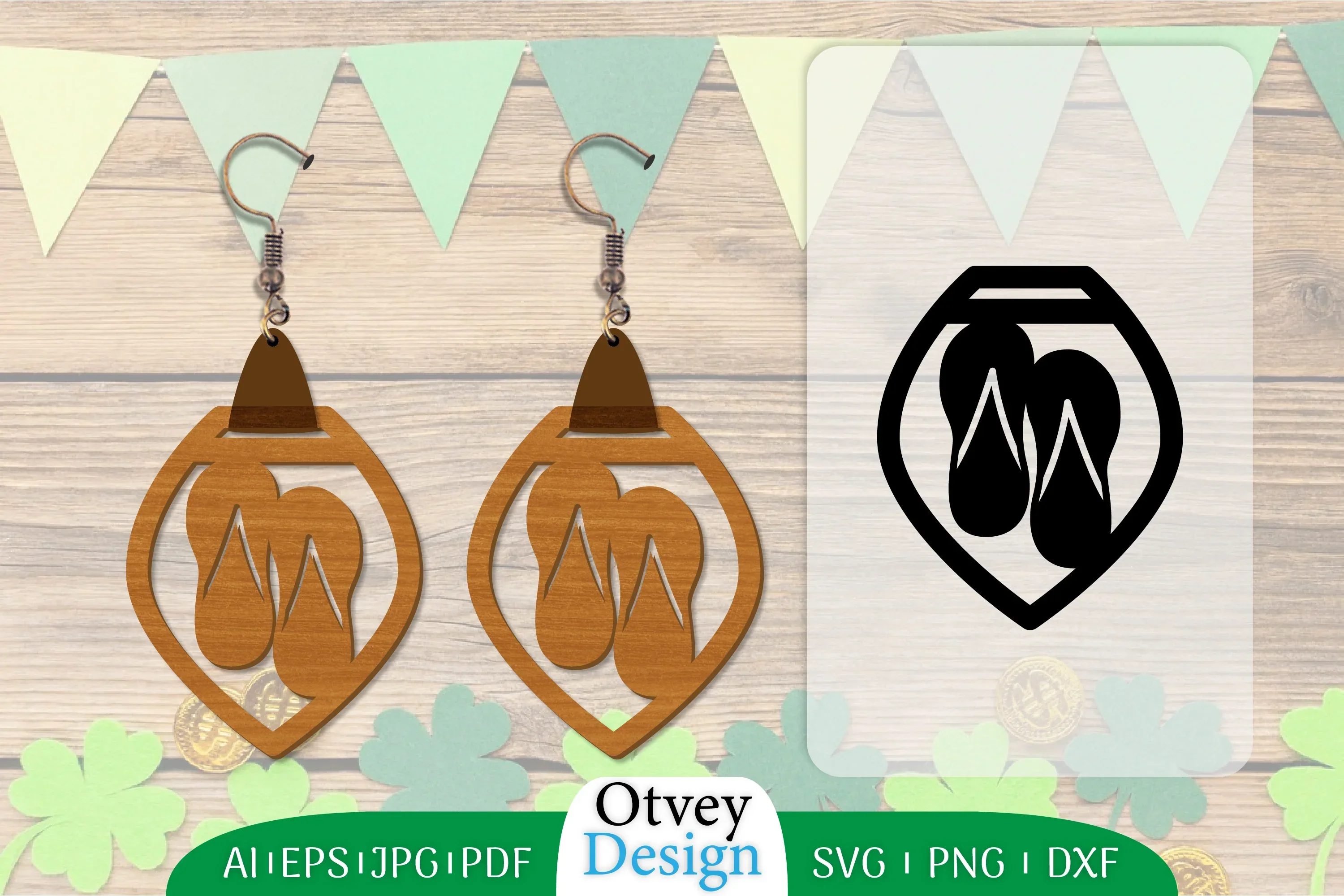 Summer Lasercut Earring SVG Bundle