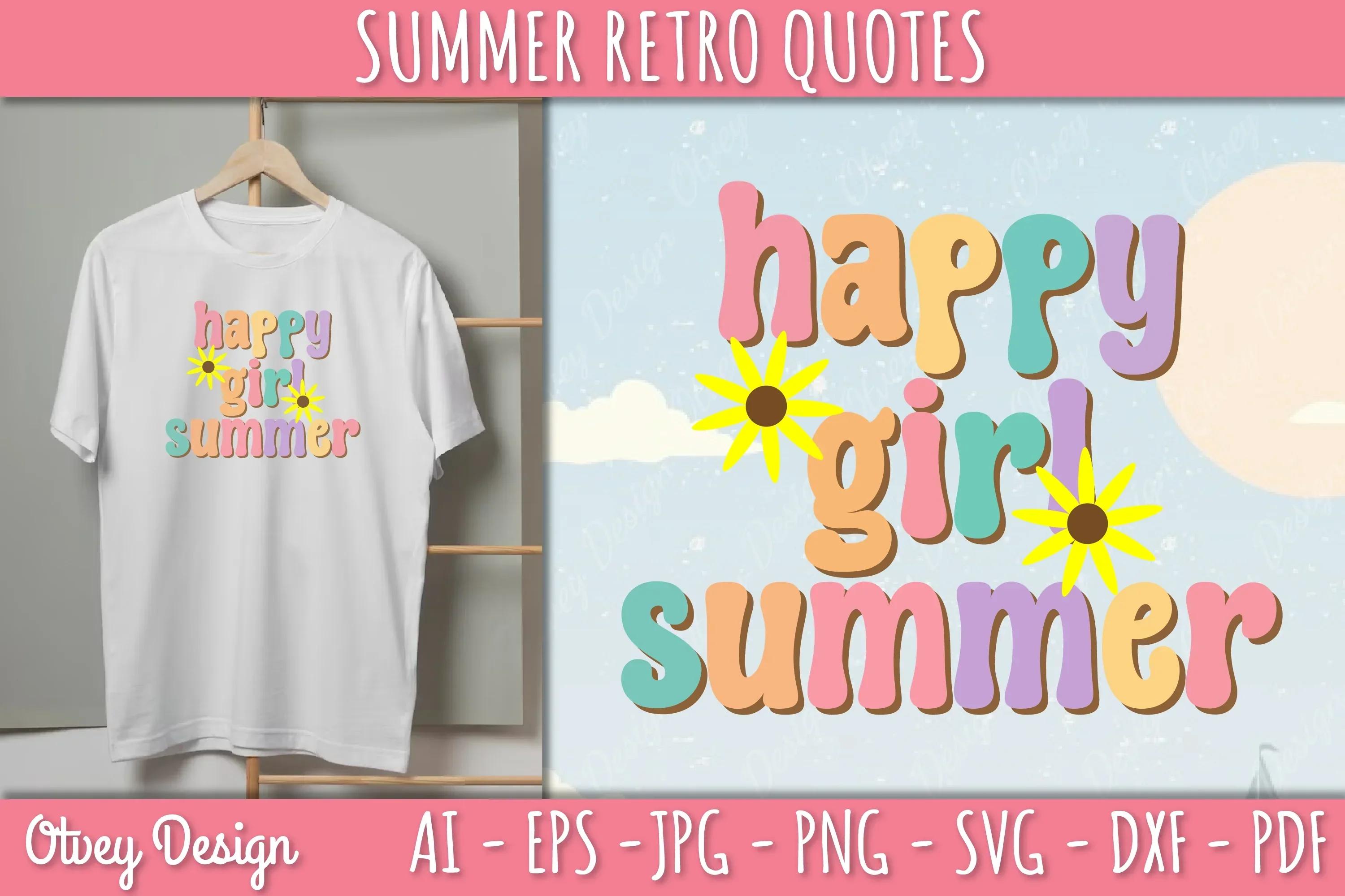 Summer Retro Quotes SVG Bundle - Image 2