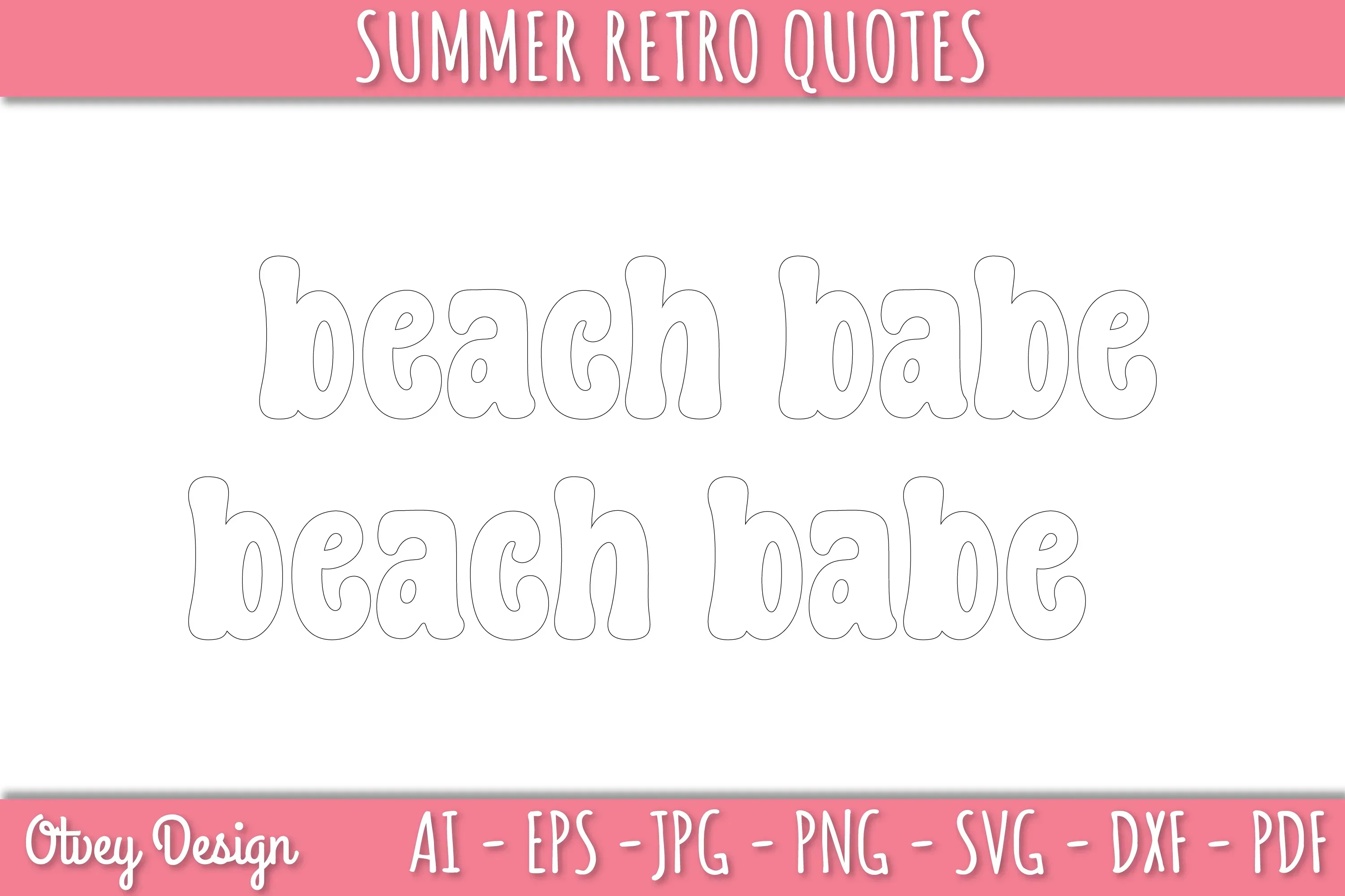 Summer Retro Quotes SVG Bundle - Image 4
