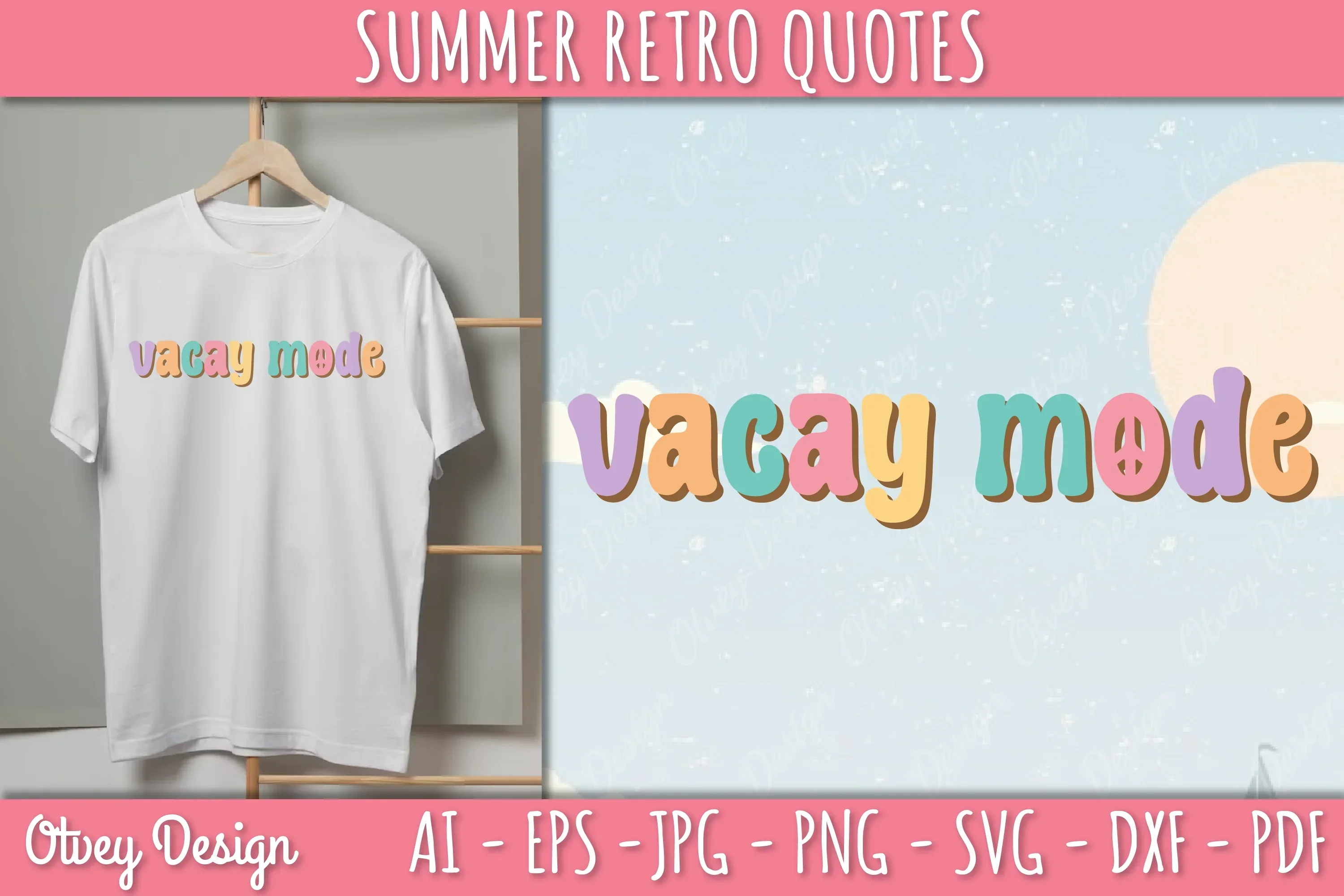 Summer Retro Quotes SVG Bundle - Image 2