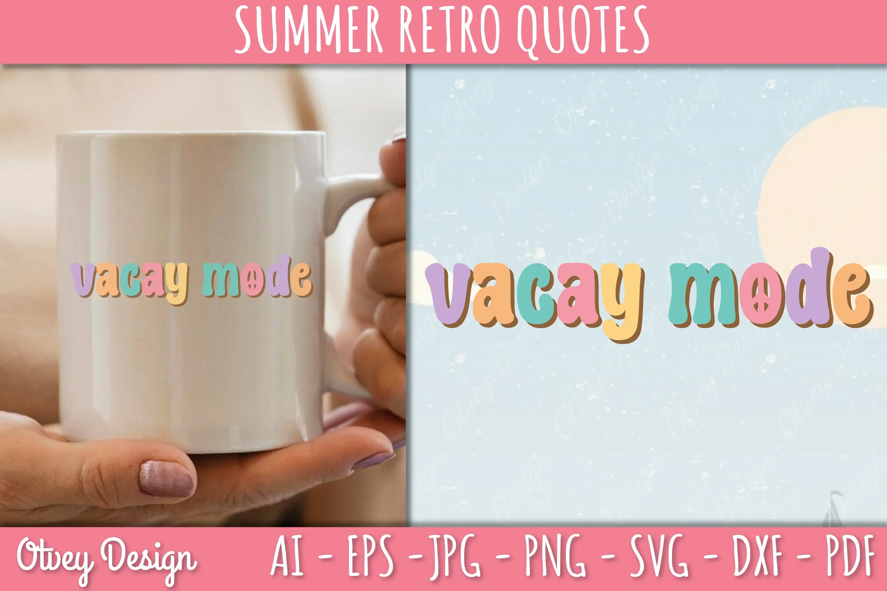 Summer Retro Quotes SVG Bundle - Image 3