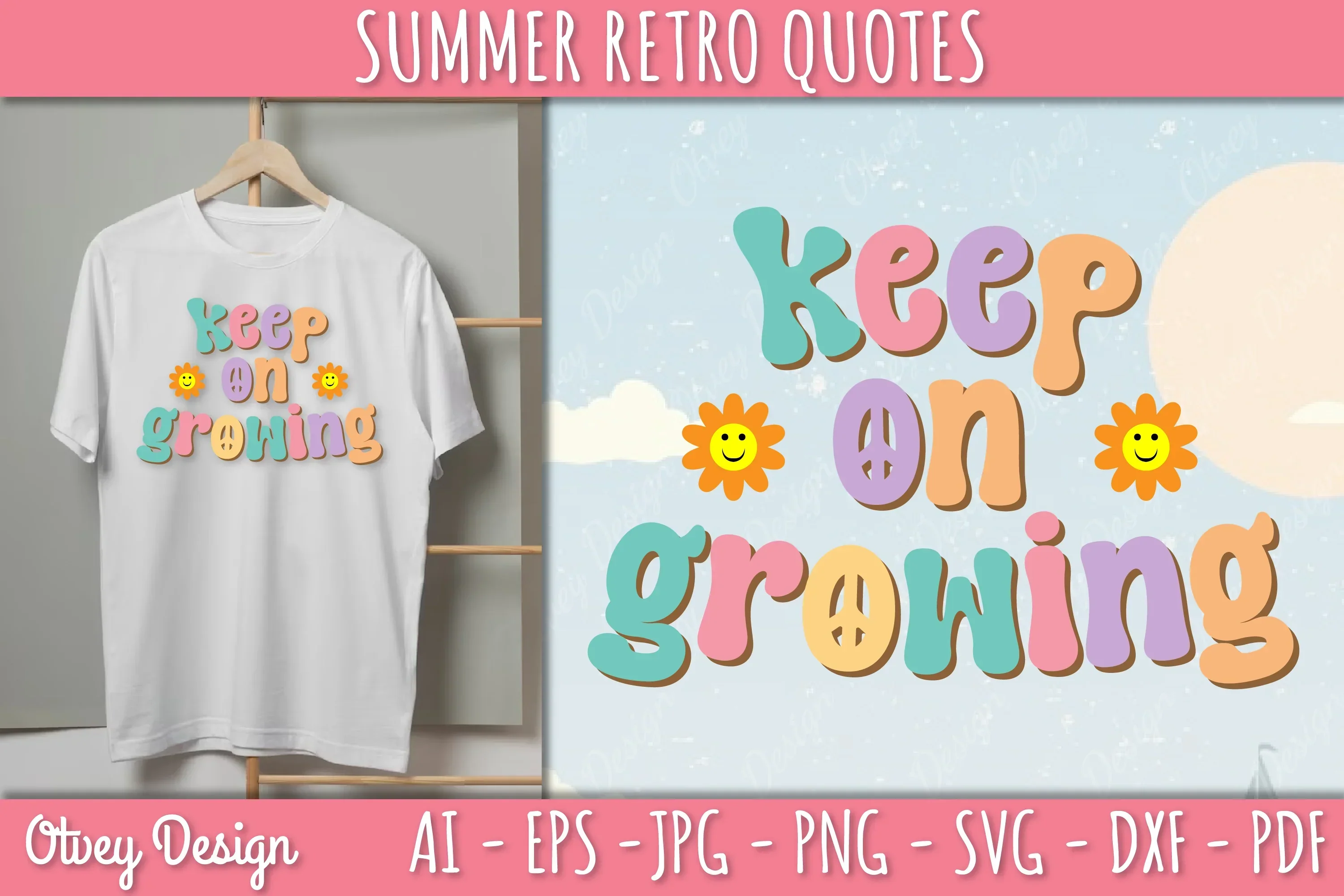 Summer Retro Quotes SVG Bundle - Image 2