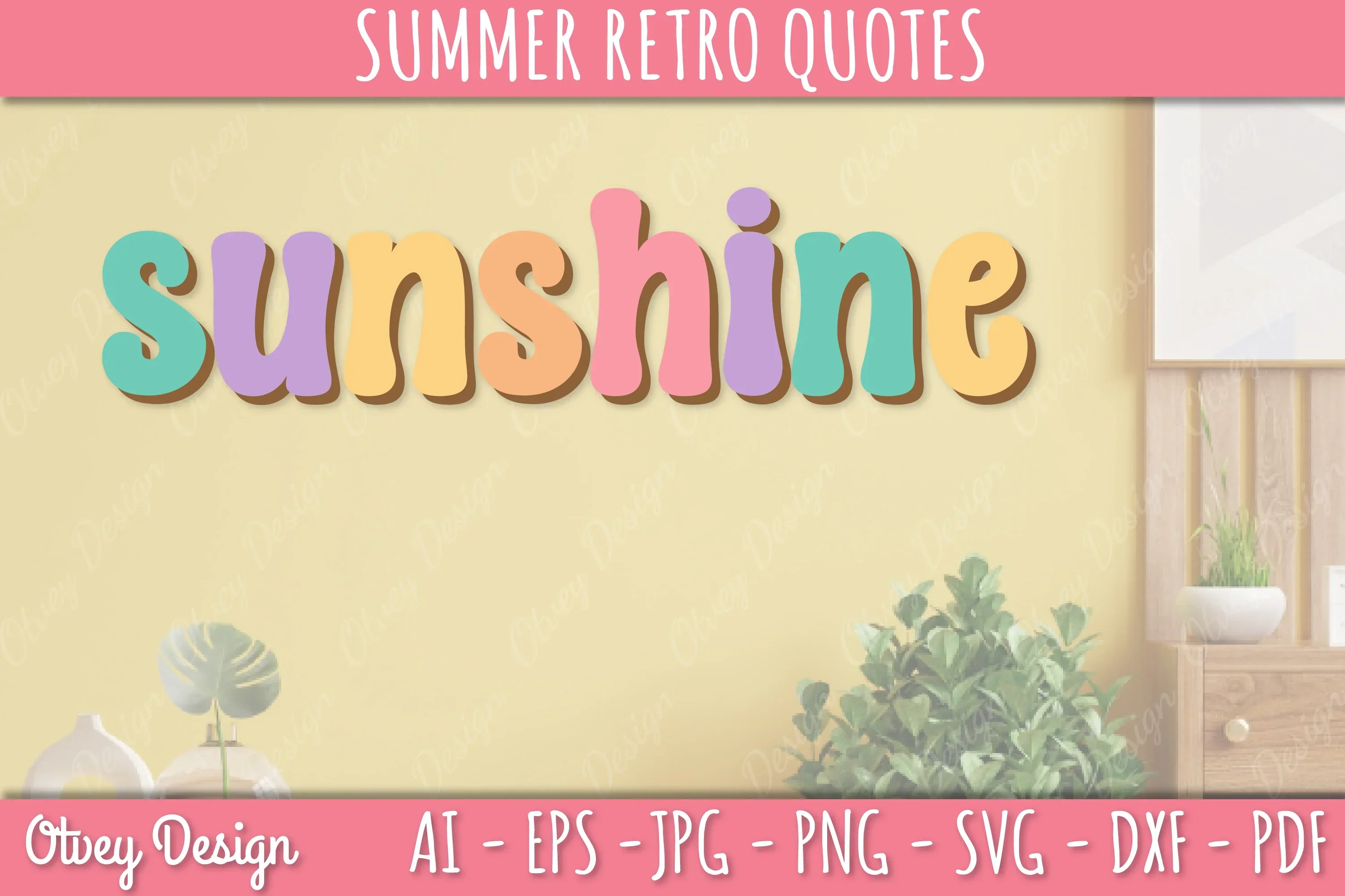 Summer Retro Quotes SVG Bundle