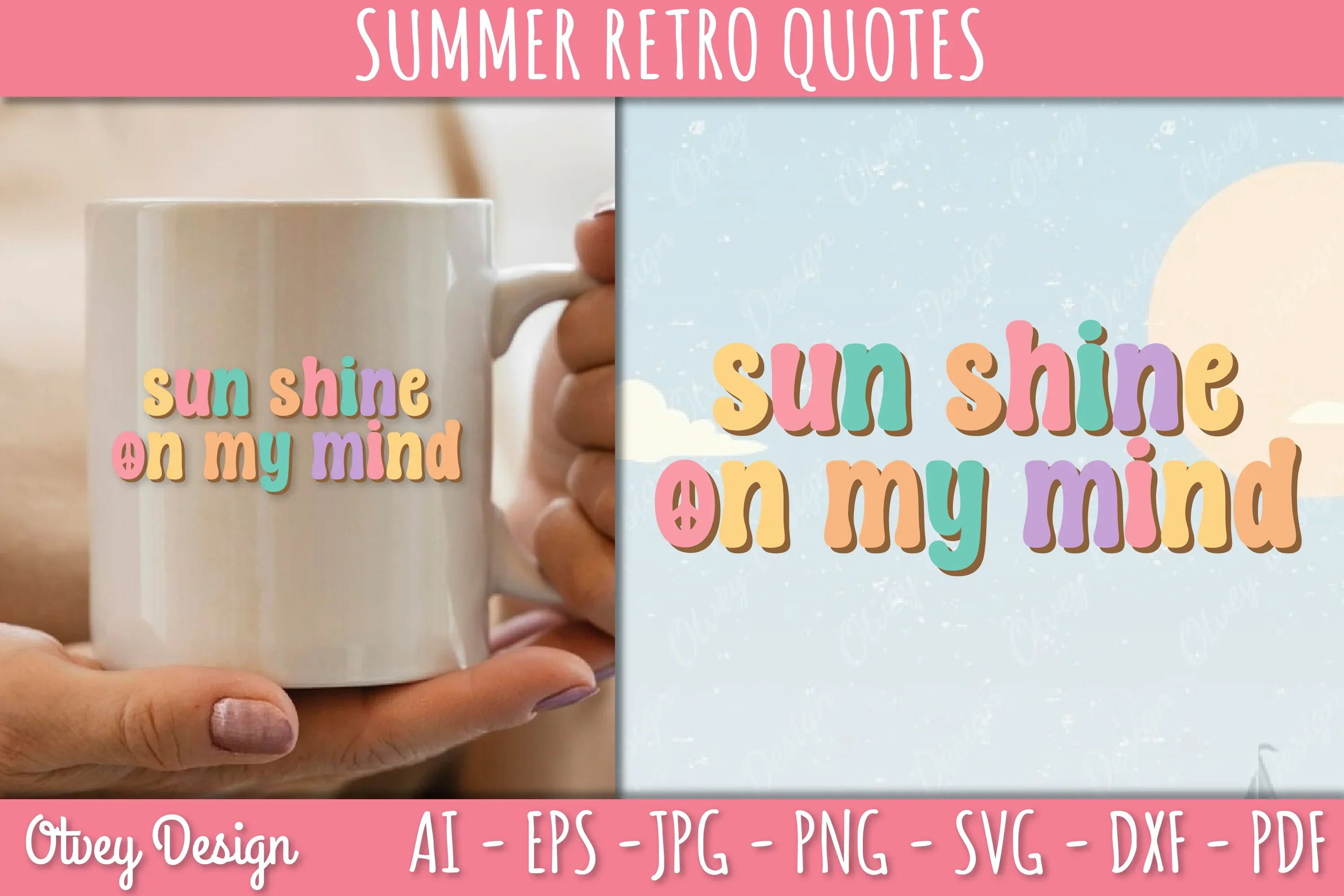 Summer Retro Quotes SVG Bundle - Image 3