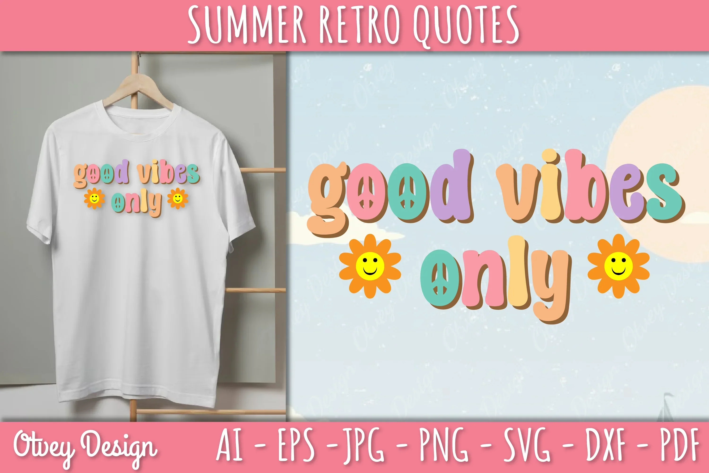 Summer Retro Quotes SVG Bundle - Image 2