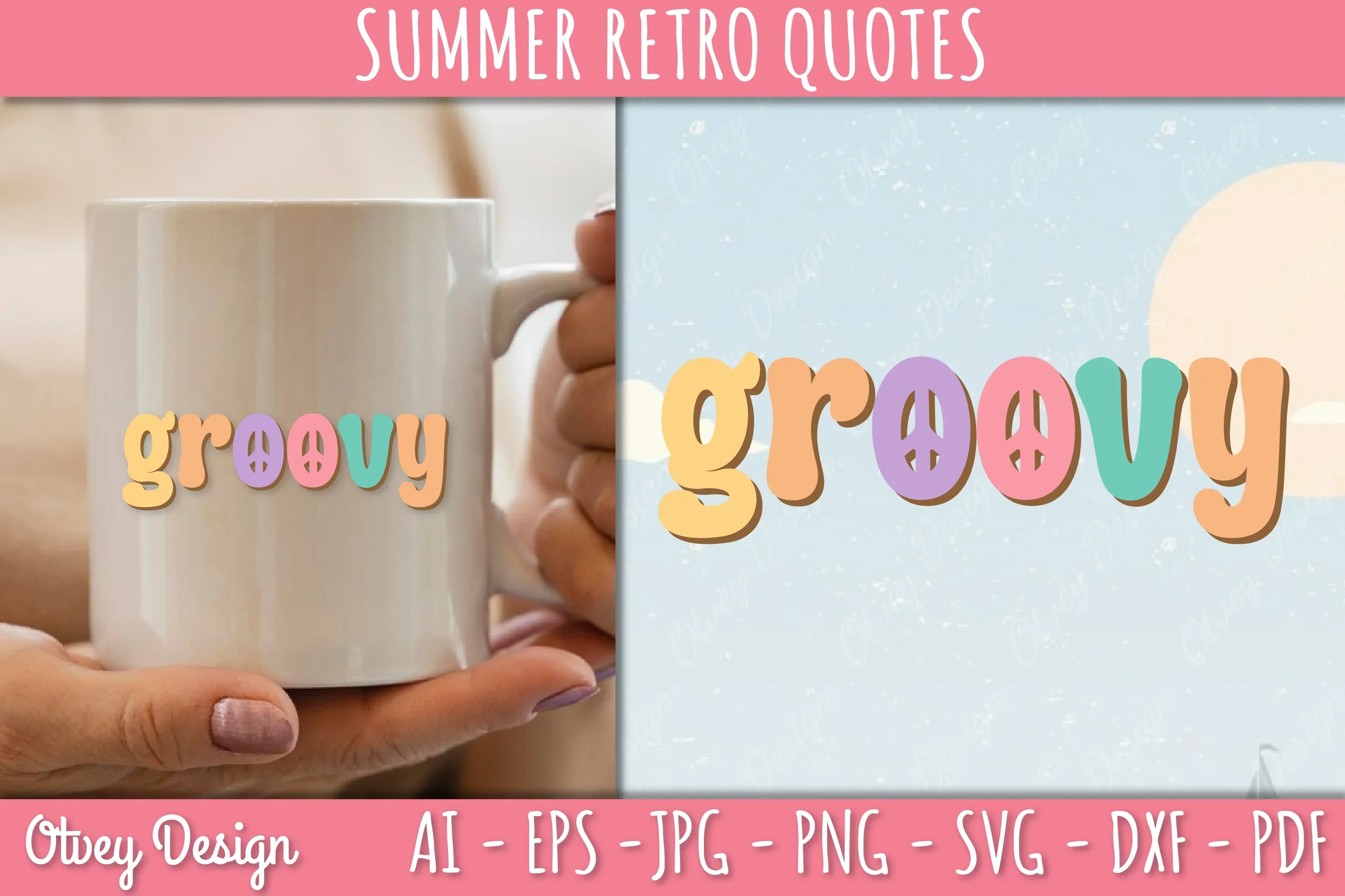 Summer Retro Quotes SVG Bundle - Image 3