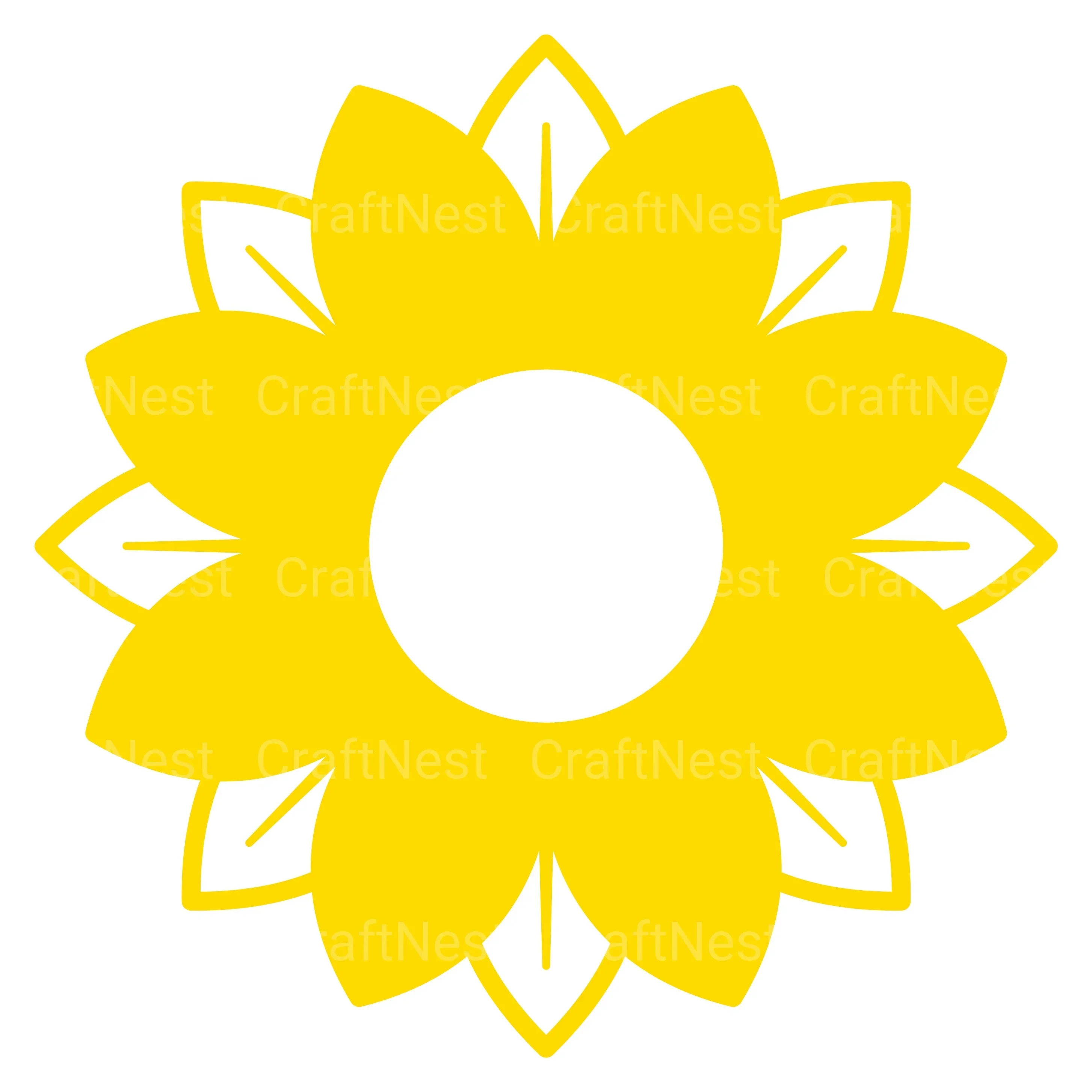 Sunflower Candy Holder SVG Bundle - Image 4