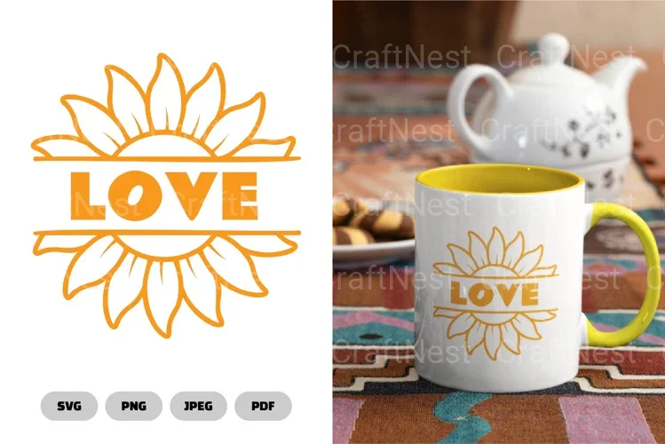 Sunflower Love SVG Bundle
