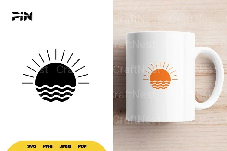 Sunset Cut File SVG Bundle