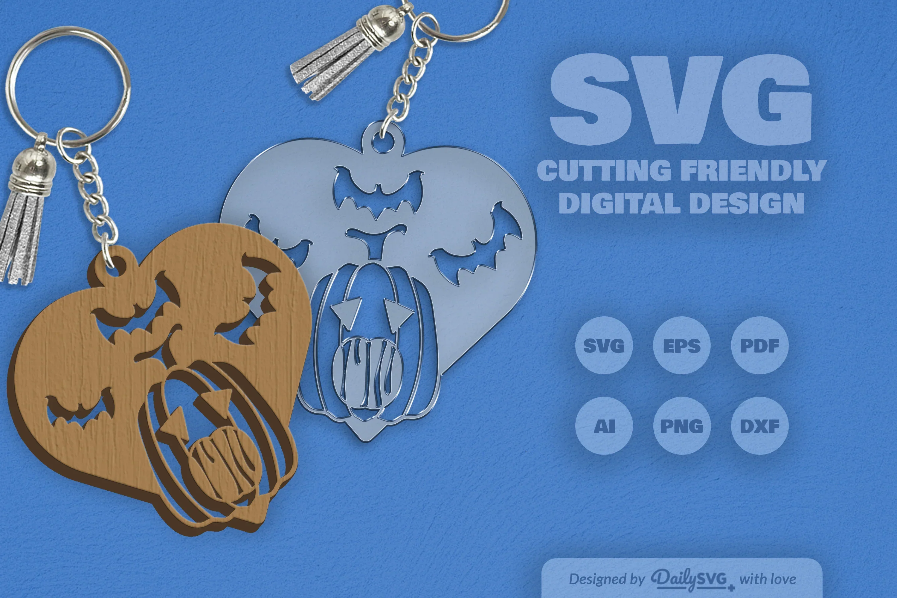 SVG Halloween Pumpkin Heart SVG Bundle - Image 2