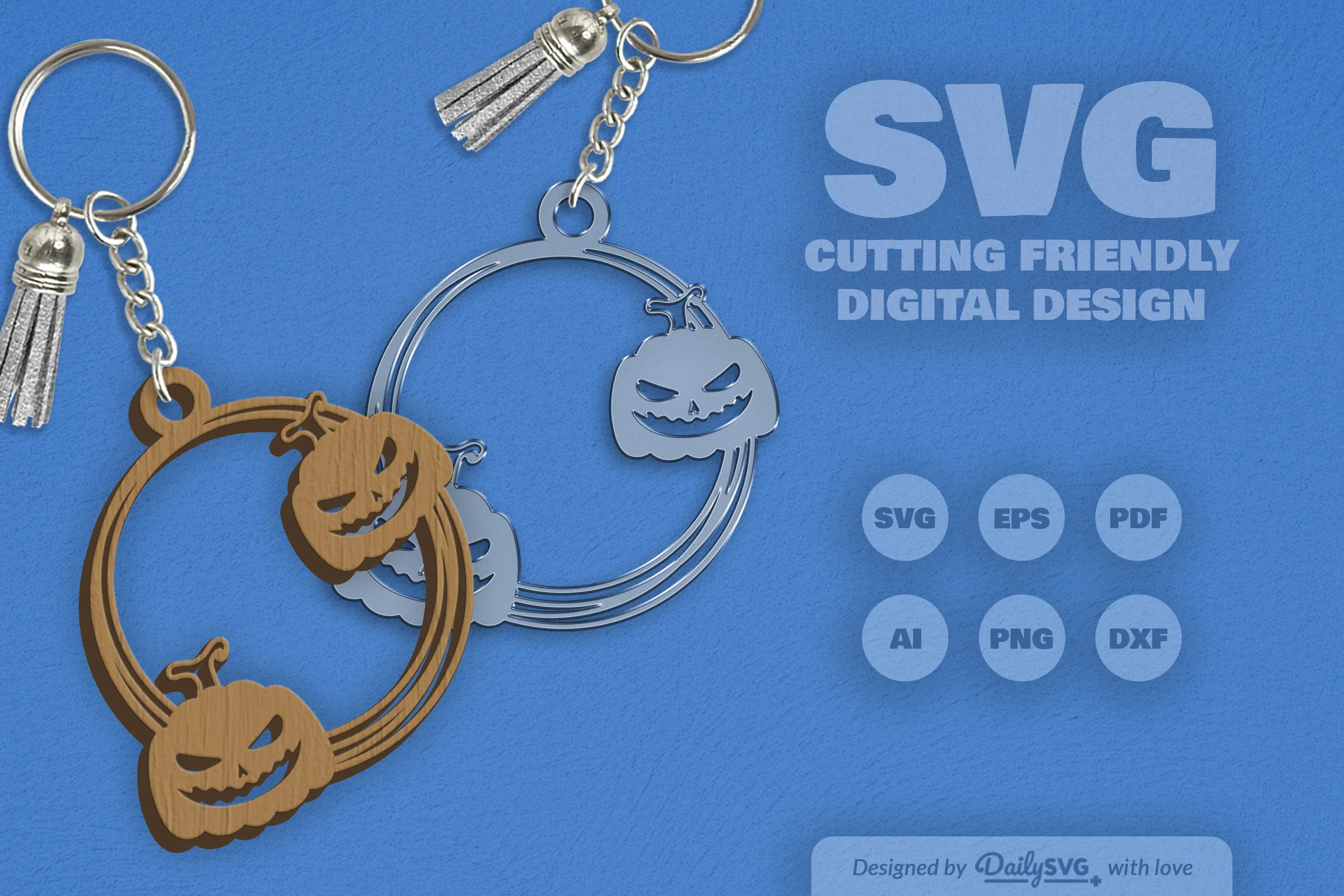 SVG Halloween Pumpkin Round SVG Bundle - Image 2