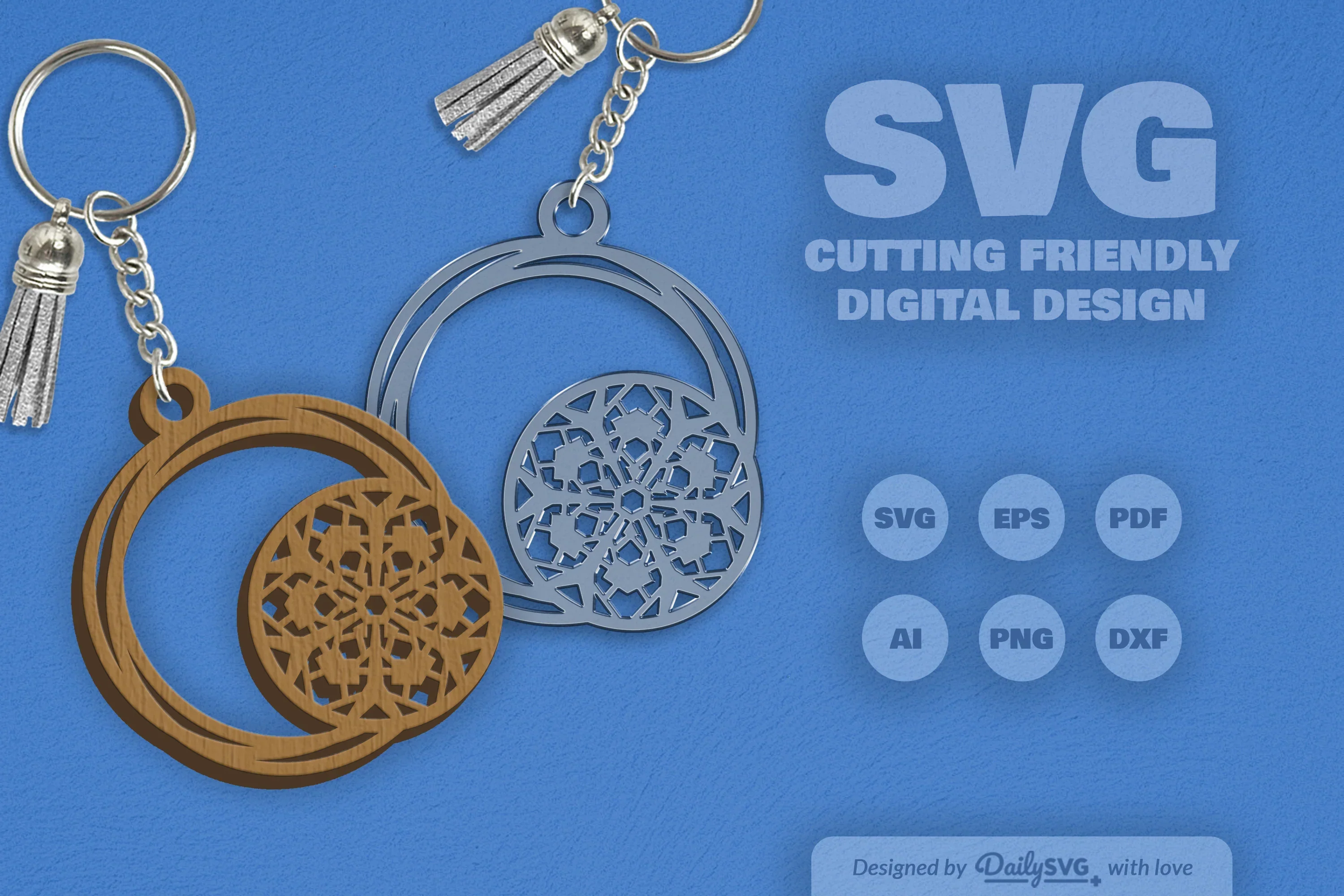 SVG Round Snowflake SVG Bundle - Image 2