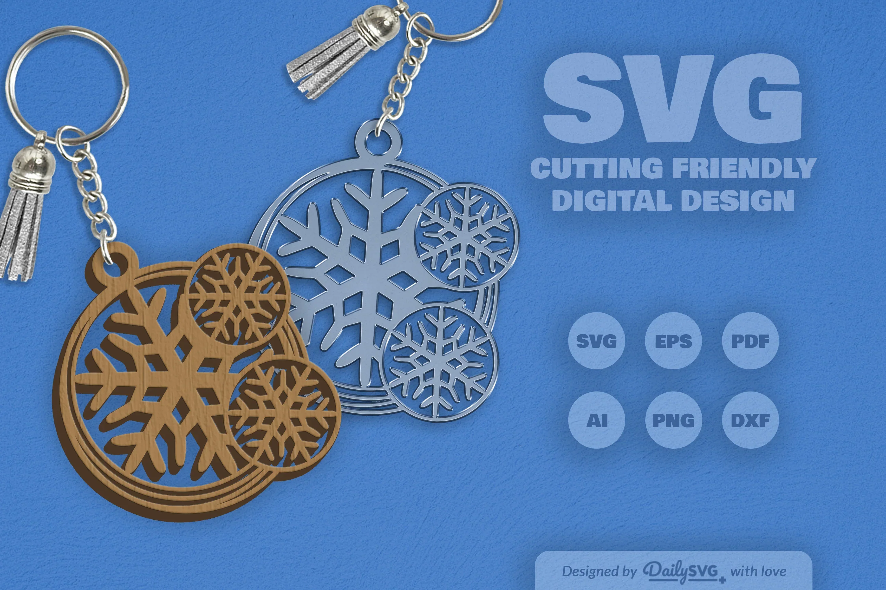SVG Round Snowflake SVG Bundle - Image 2