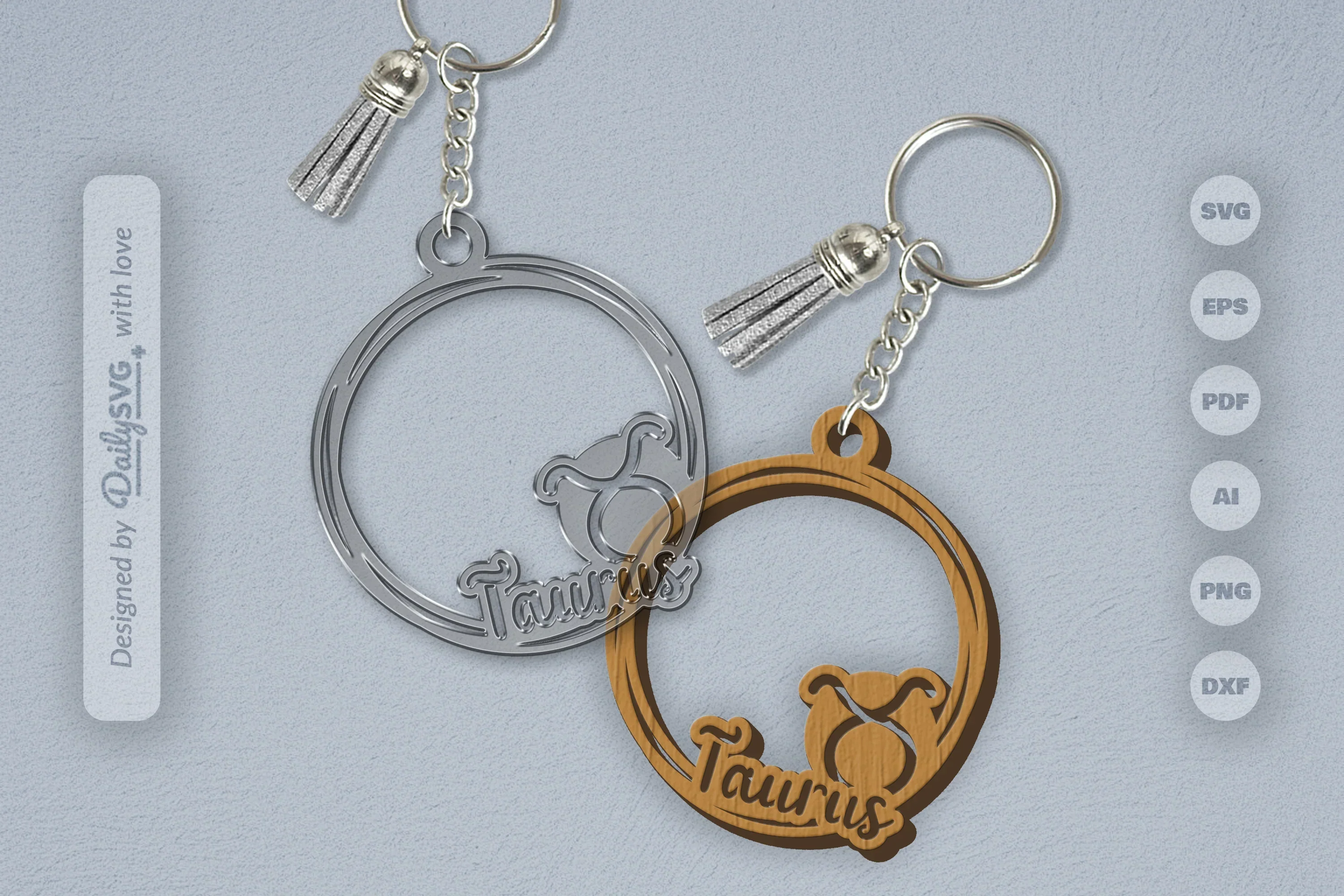 SVG Round Zodiac Taurus SVG Bundle