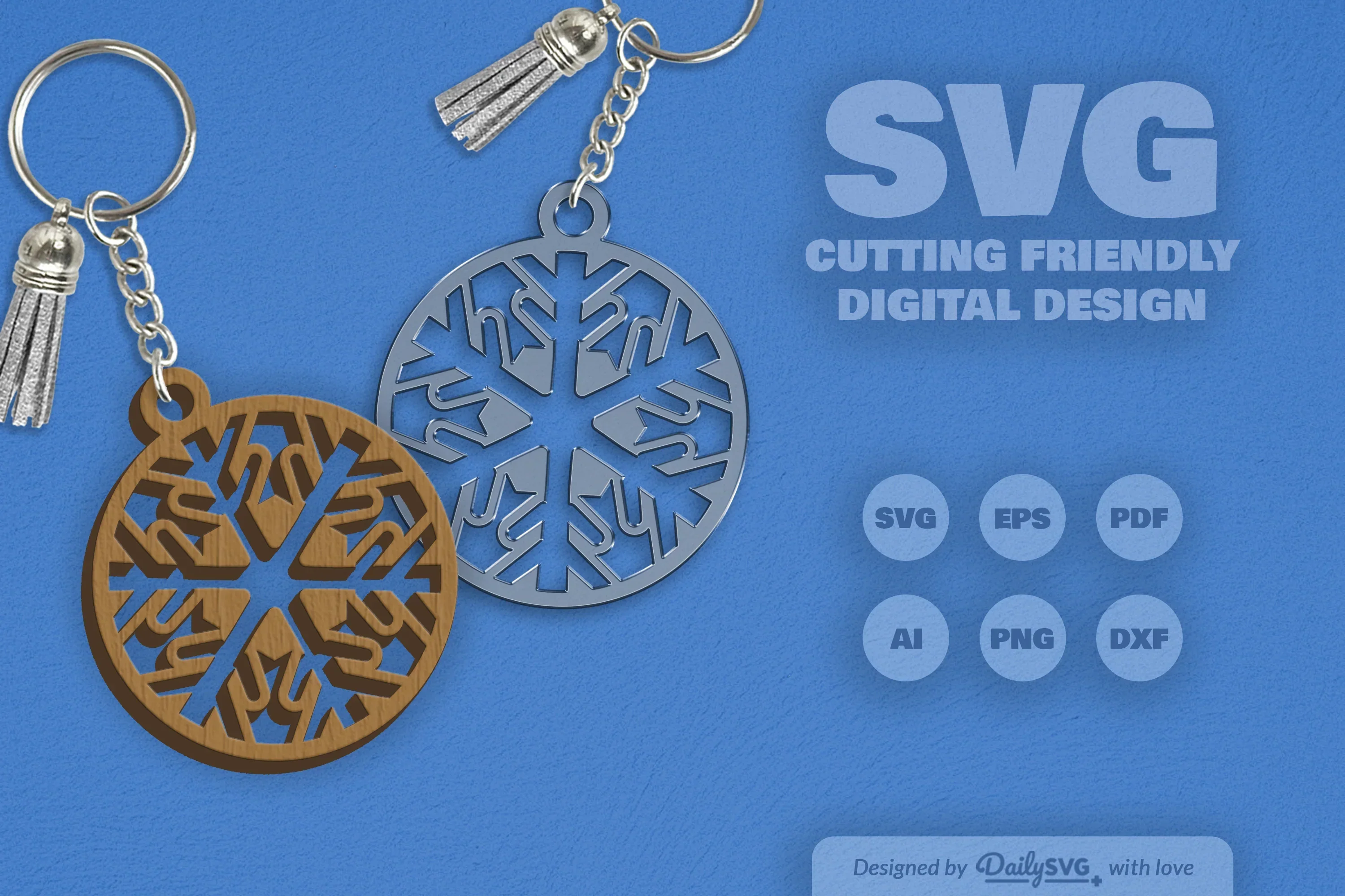 SVG Snowflake SVG Bundle for Crafting - Image 2