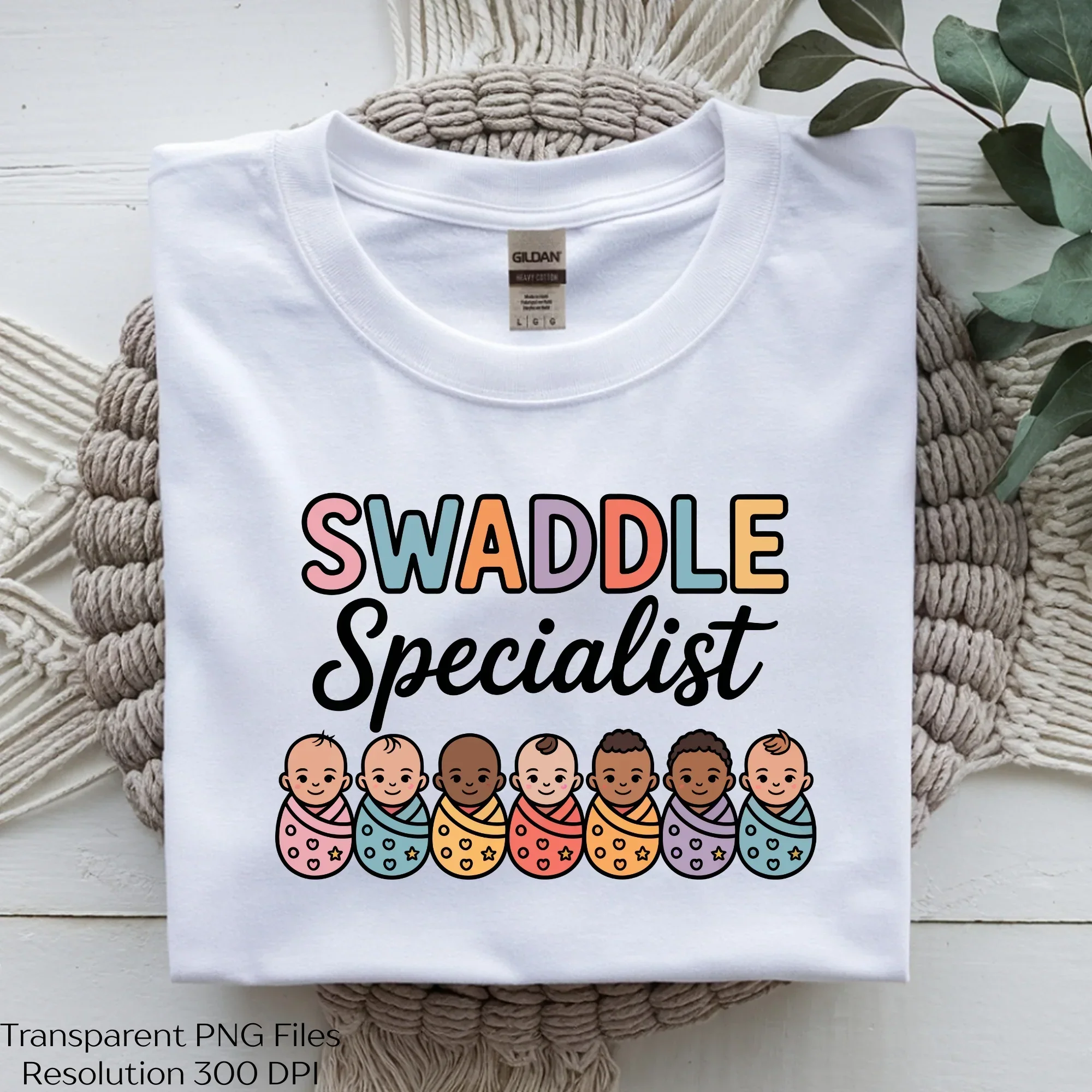 Swaddle Specialist NICU Mother Baby SVG Bundle