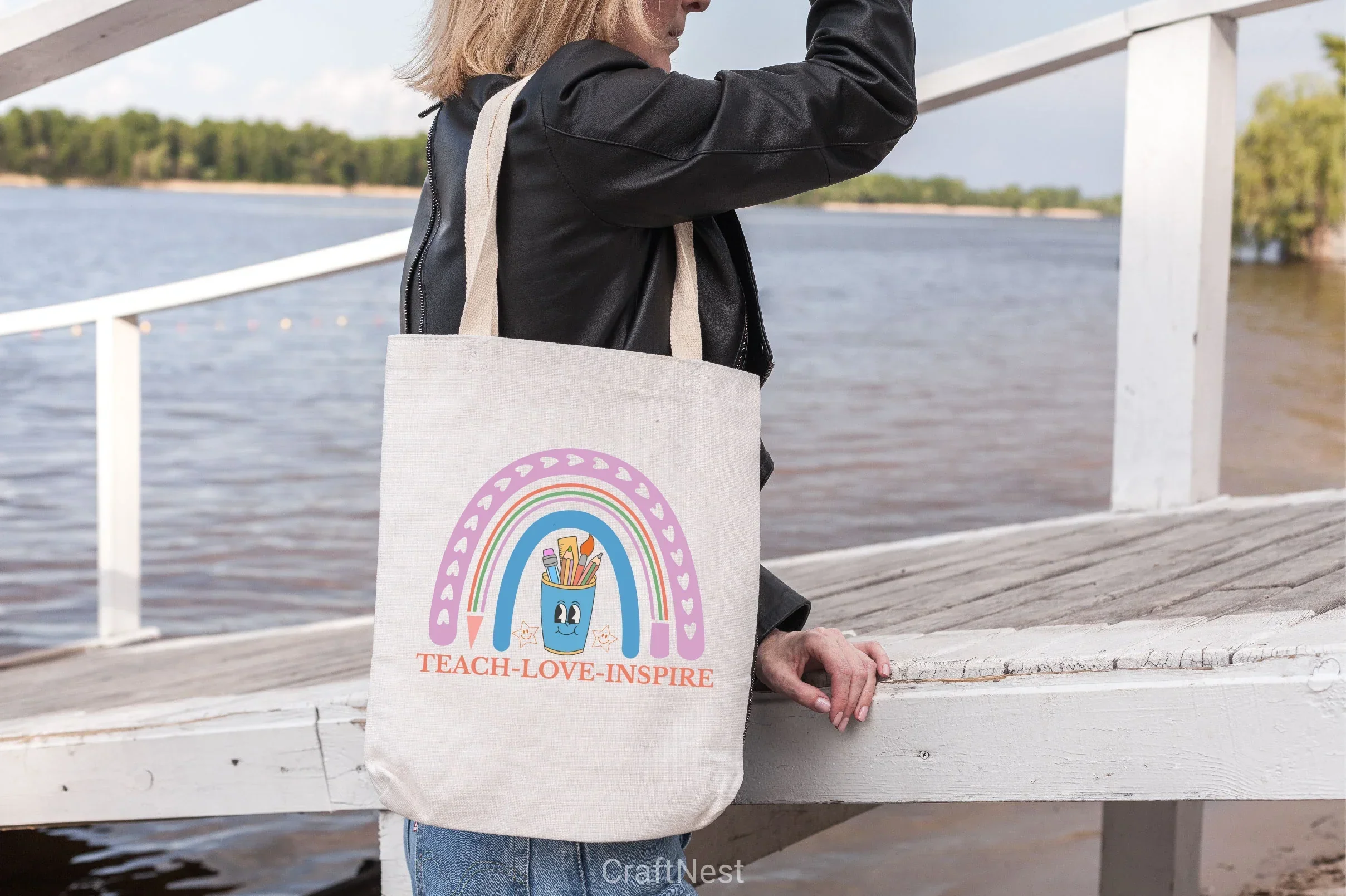 Teach Love Inspire SVG Bundle - Image 2