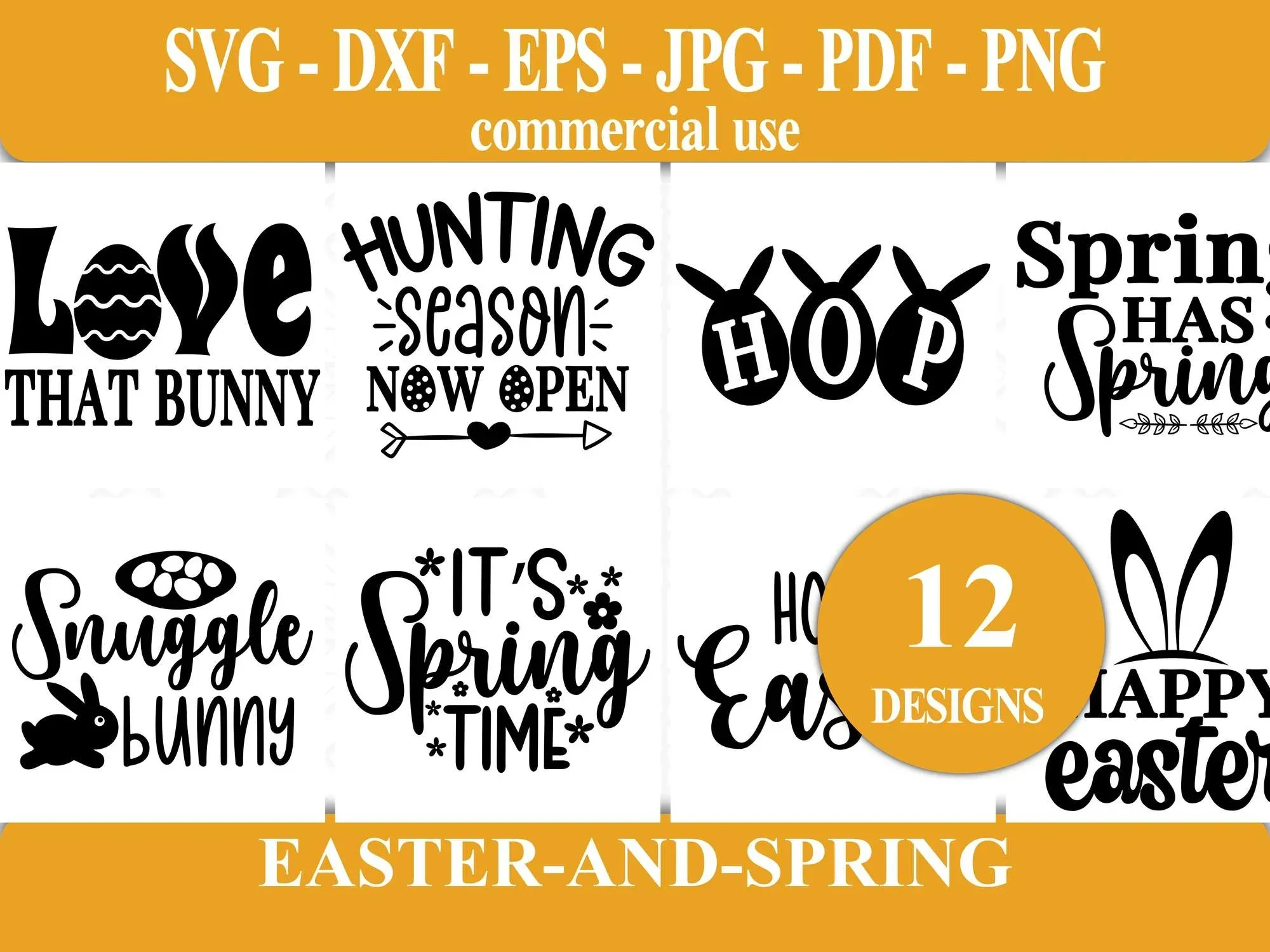 Easter and Spring SVG