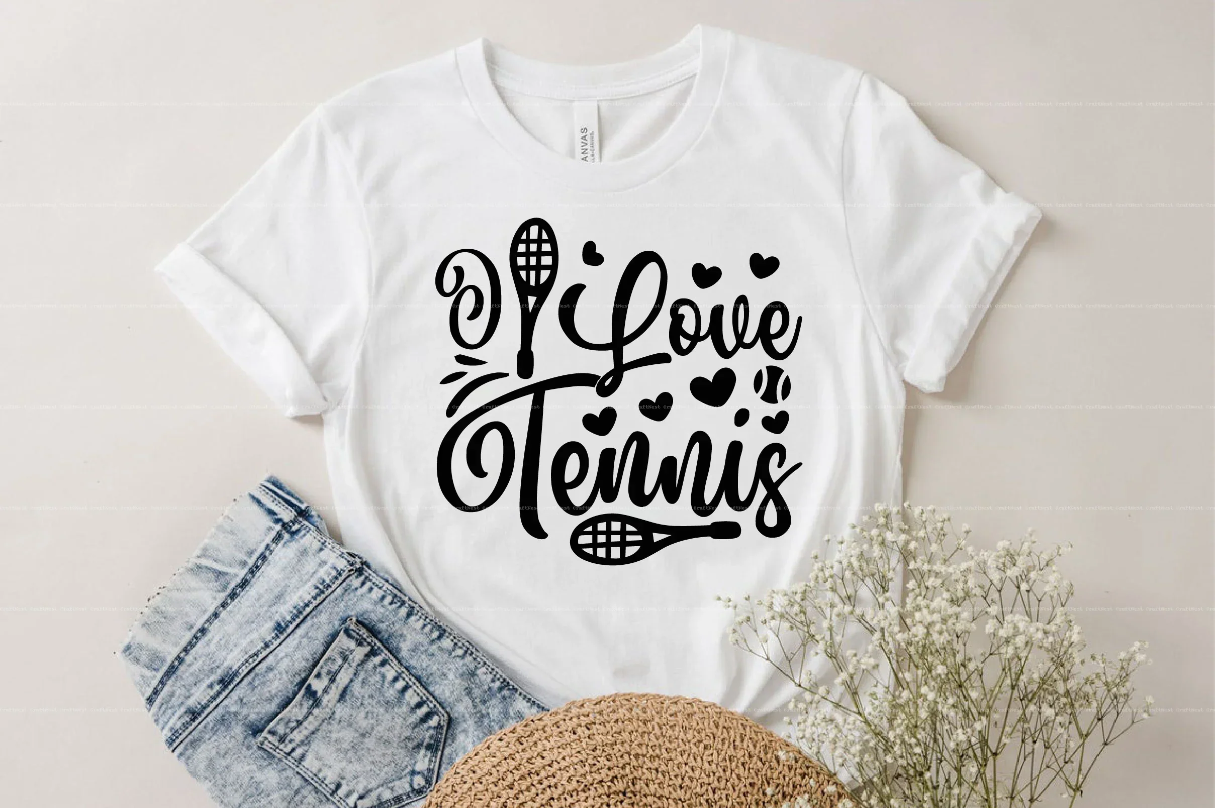 Tennis & Badminton SVG Bundle - Image 3