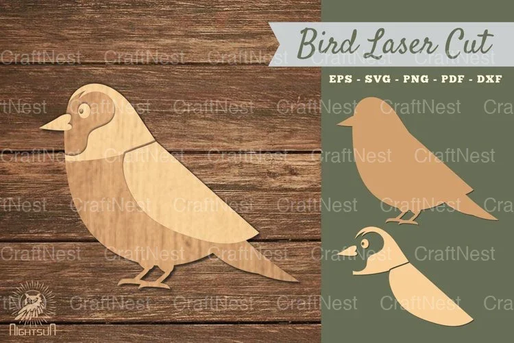 Tern Bird Laser Cut Decoration Clipart Bundle