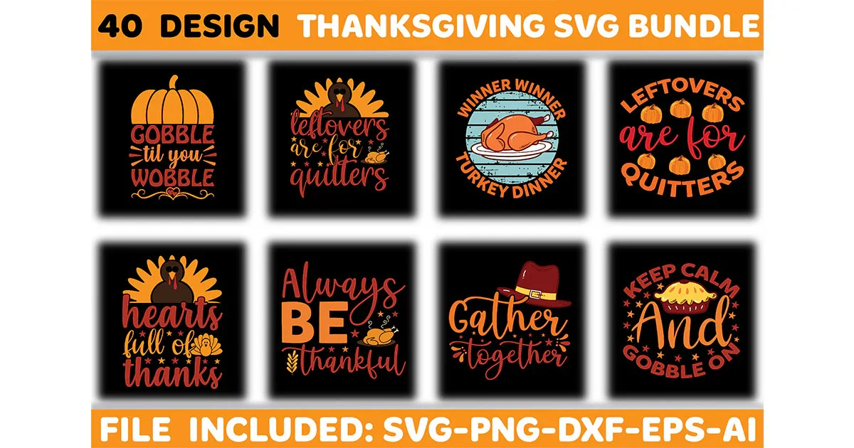 Thanksgiving SVG Bundle