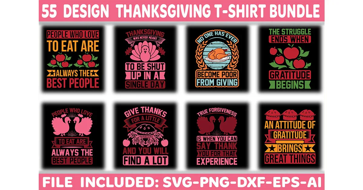 Thanksgiving T-Shirt Bundle